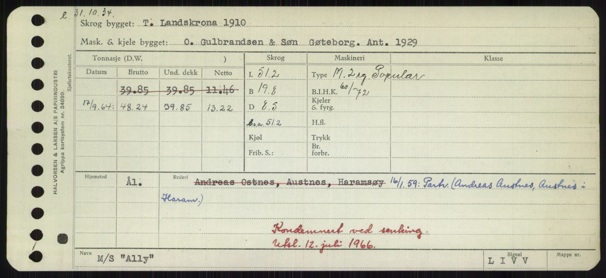 Sjøfartsdirektoratet med forløpere, Skipsmålingen, RA/S-1627/H/Hd/L0001: Fartøy, A-Anv, p. 371