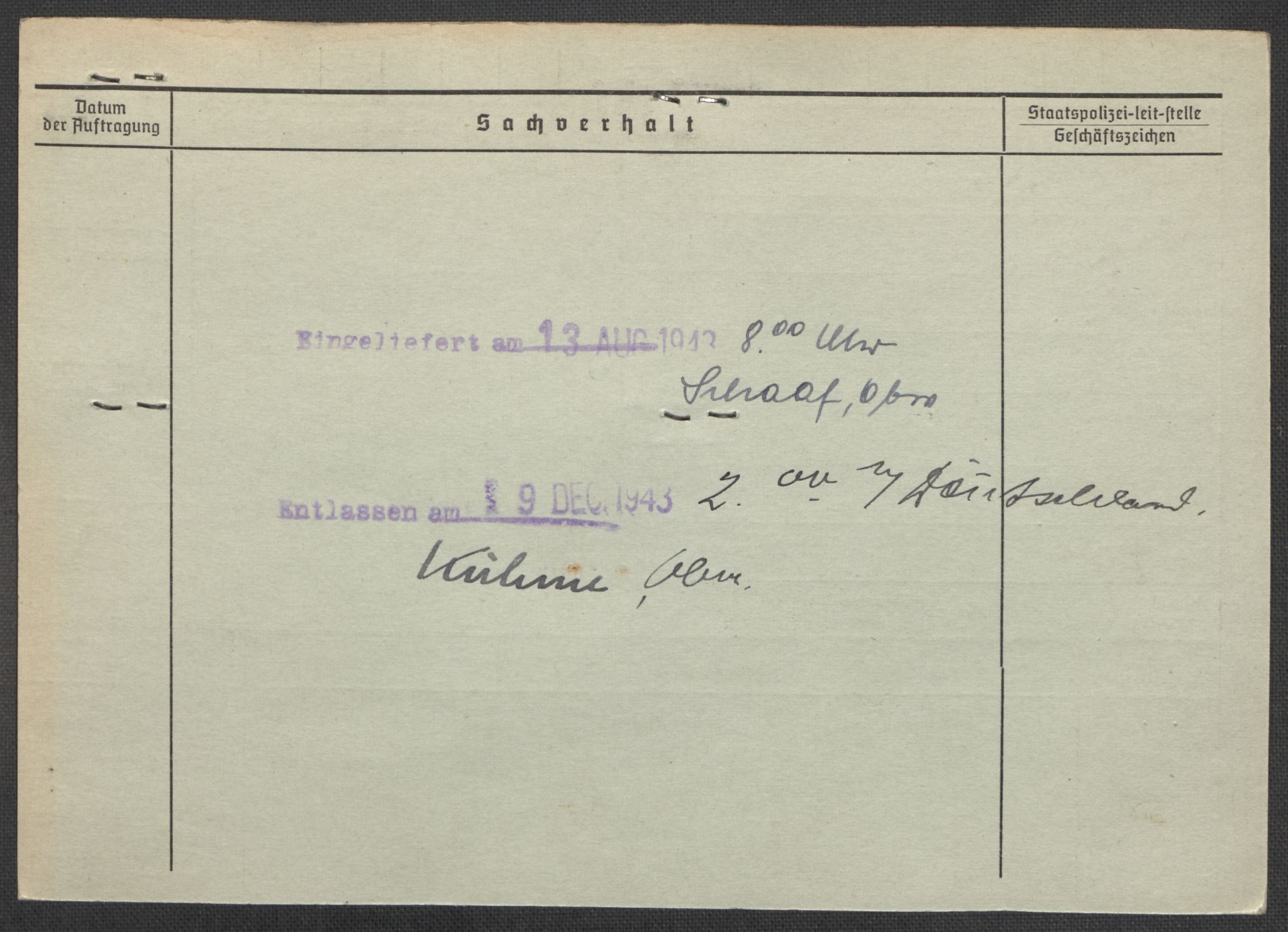 Befehlshaber der Sicherheitspolizei und des SD, AV/RA-RAFA-5969/E/Ea/Eaa/L0003: Register over norske fanger i Møllergata 19: Eng-Hag, 1940-1945, p. 149