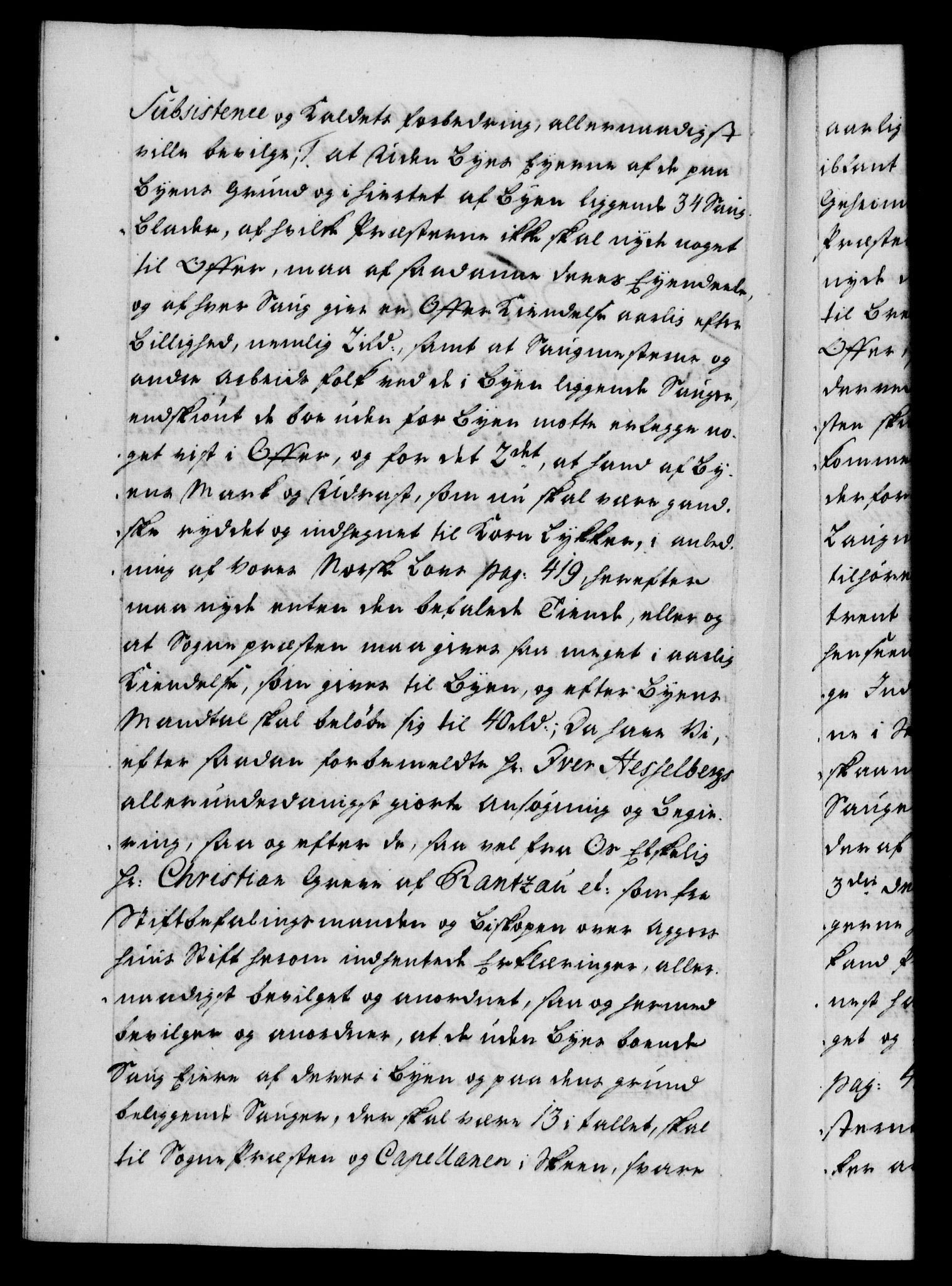 Danske Kanselli 1572-1799, AV/RA-EA-3023/F/Fc/Fca/Fcaa/L0028: Norske registre, 1733-1734, p. 525b