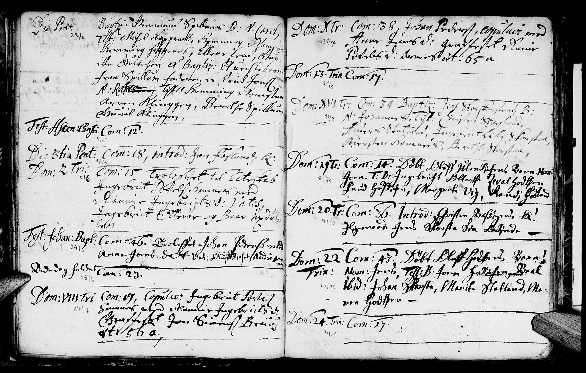 Ministerialprotokoller, klokkerbøker og fødselsregistre - Nord-Trøndelag, SAT/A-1458/774/L0627: Parish register (official) no. 774A01, 1693-1738