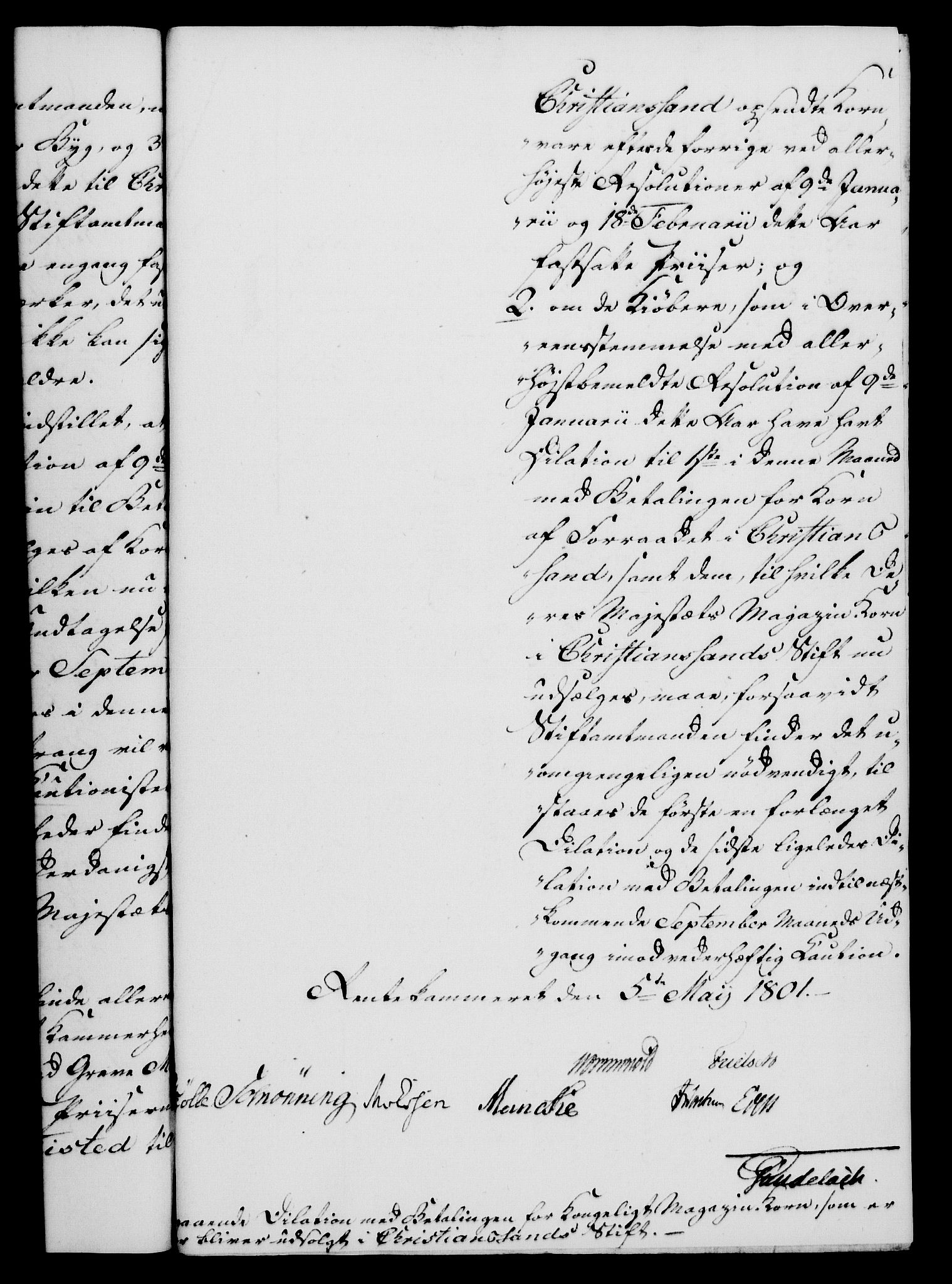 Rentekammeret, Kammerkanselliet, RA/EA-3111/G/Gf/Gfa/L0083: Norsk relasjons- og resolusjonsprotokoll (merket RK 52.83), 1801, p. 288