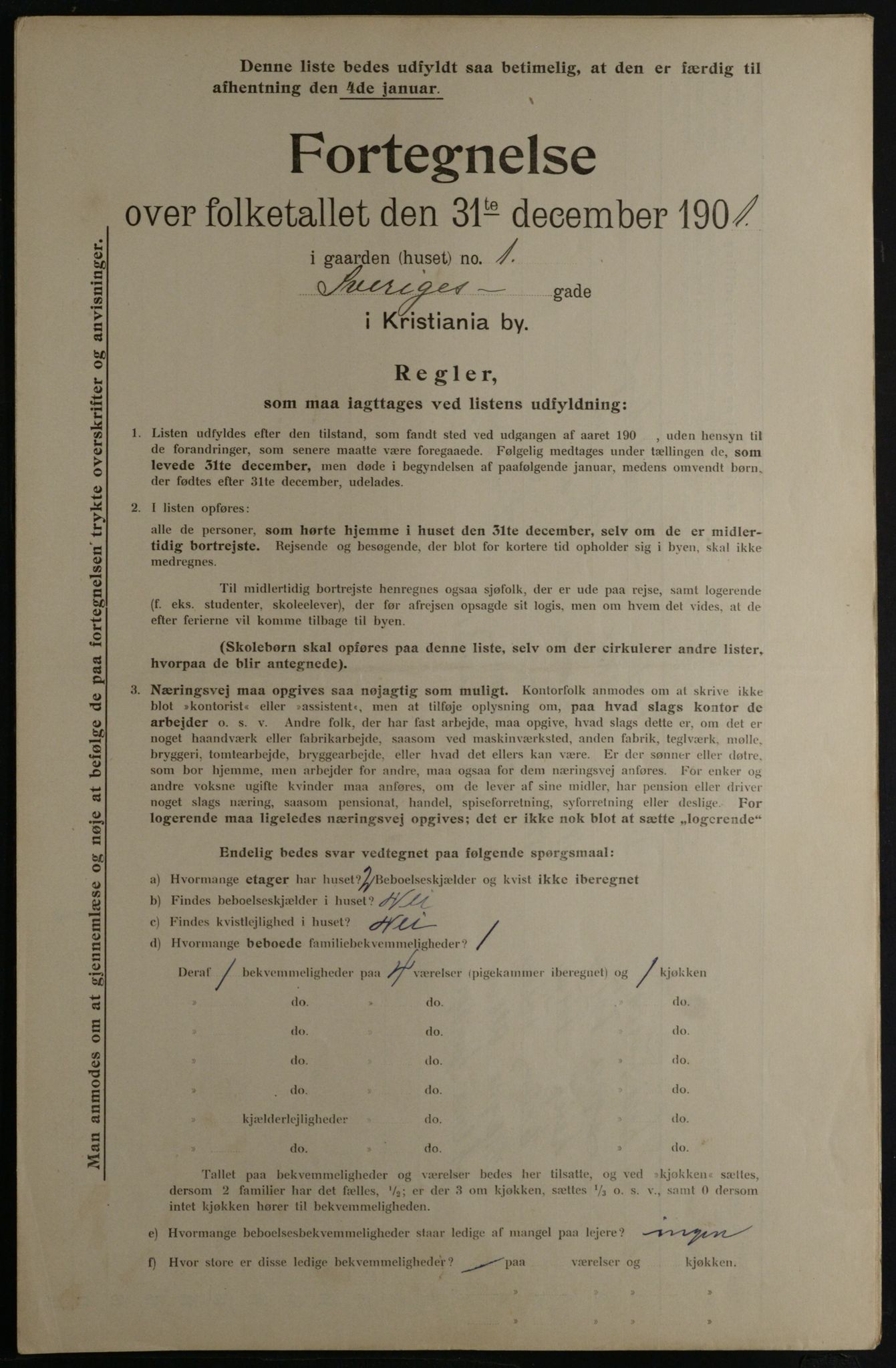 OBA, Municipal Census 1901 for Kristiania, 1901, p. 16252