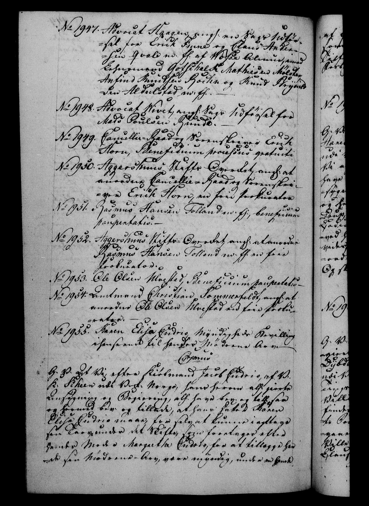 Danske Kanselli 1800-1814, RA/EA-3024/H/Hf/Hfb/Hfba/L0001: Registranter, 1800-1801, p. 444b