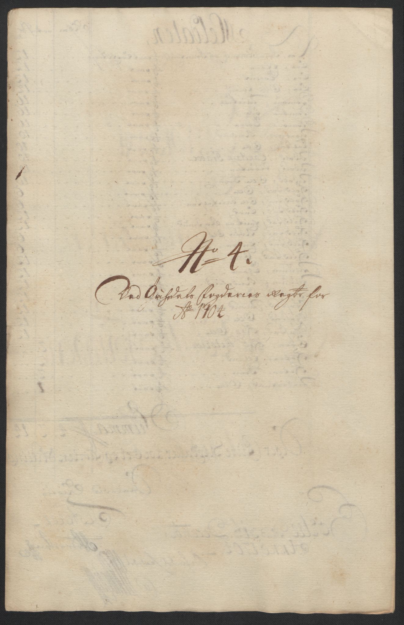 Rentekammeret inntil 1814, Reviderte regnskaper, Fogderegnskap, RA/EA-4092/R60/L3954: Fogderegnskap Orkdal og Gauldal, 1704, p. 110