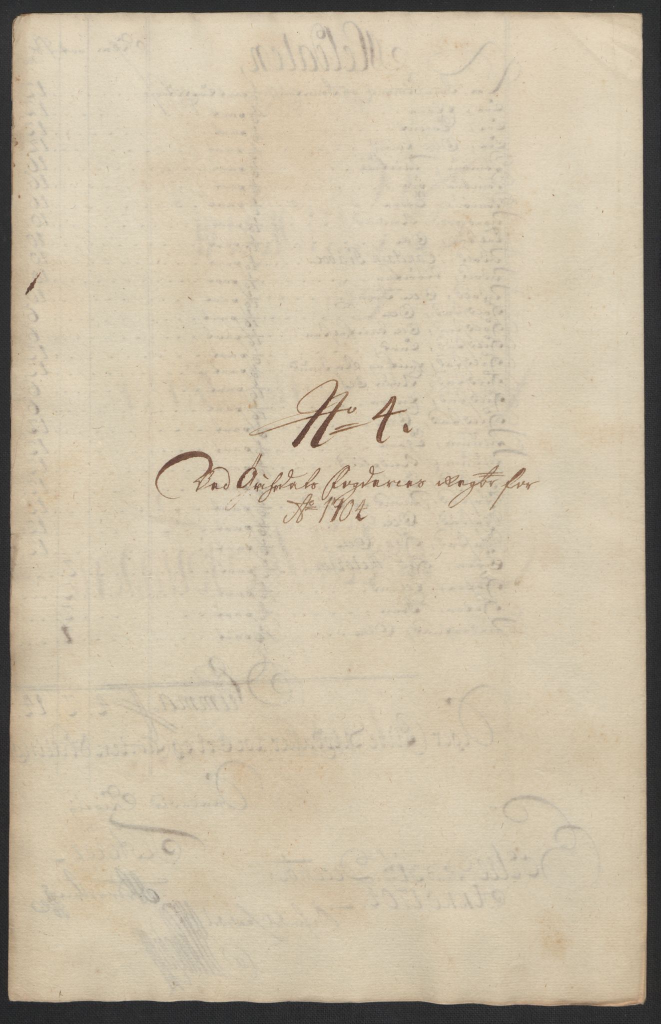 Rentekammeret inntil 1814, Reviderte regnskaper, Fogderegnskap, AV/RA-EA-4092/R60/L3954: Fogderegnskap Orkdal og Gauldal, 1704, p. 110