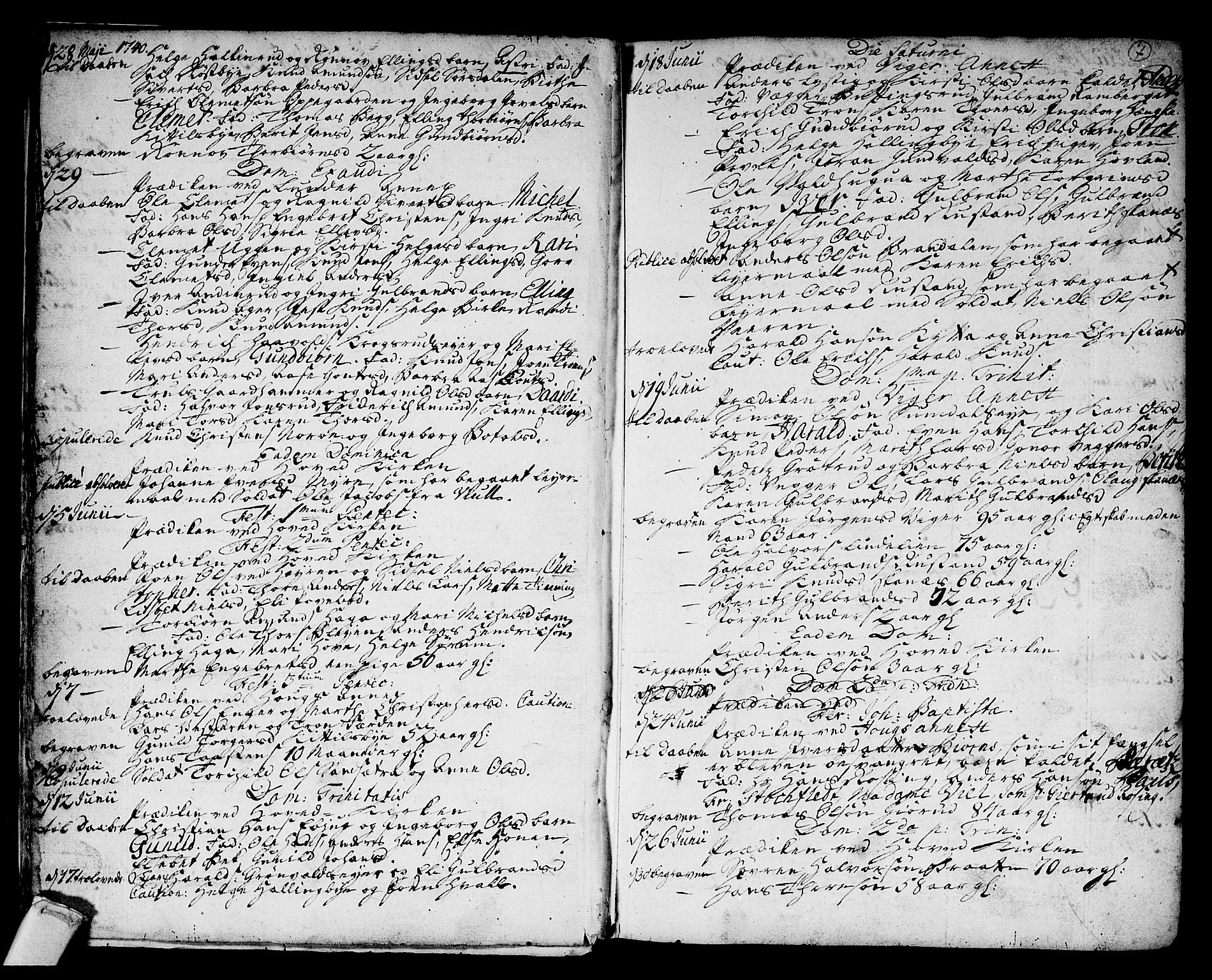 Norderhov kirkebøker, AV/SAKO-A-237/F/Fa/L0003a: Parish register (official) no. 3, 1740-1757, p. 7