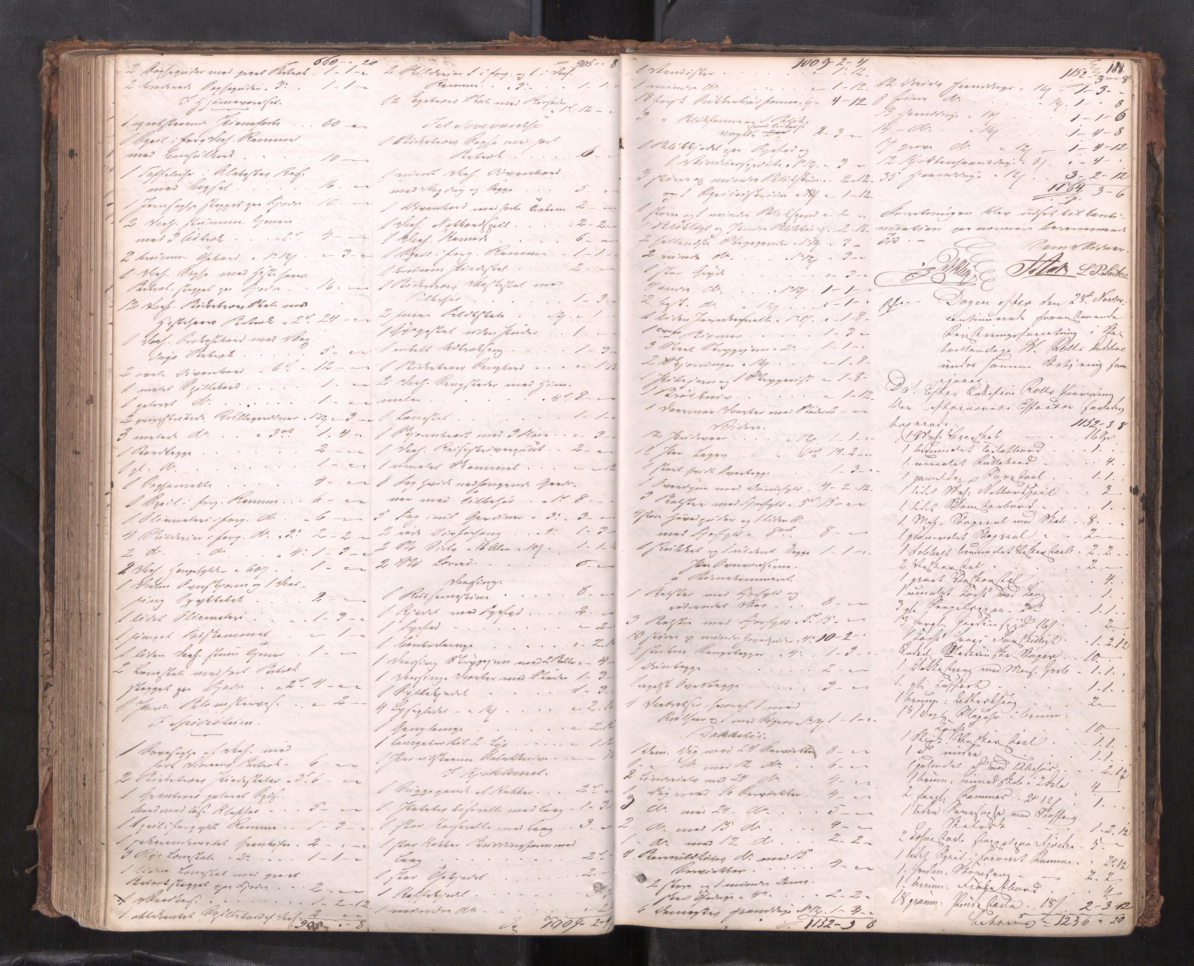 Trondheim byfogd, AV/SAT-A-0003/1/3/3C/L0003: Skifteregistreringsprotokoll - 12/12-19/3. (m/ register) U, 1860-1864, p. 188