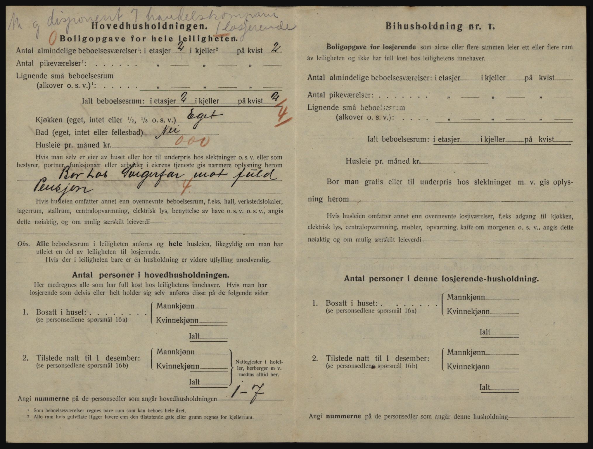 SATØ, 1920 census for Vardø, 1920, p. 1258