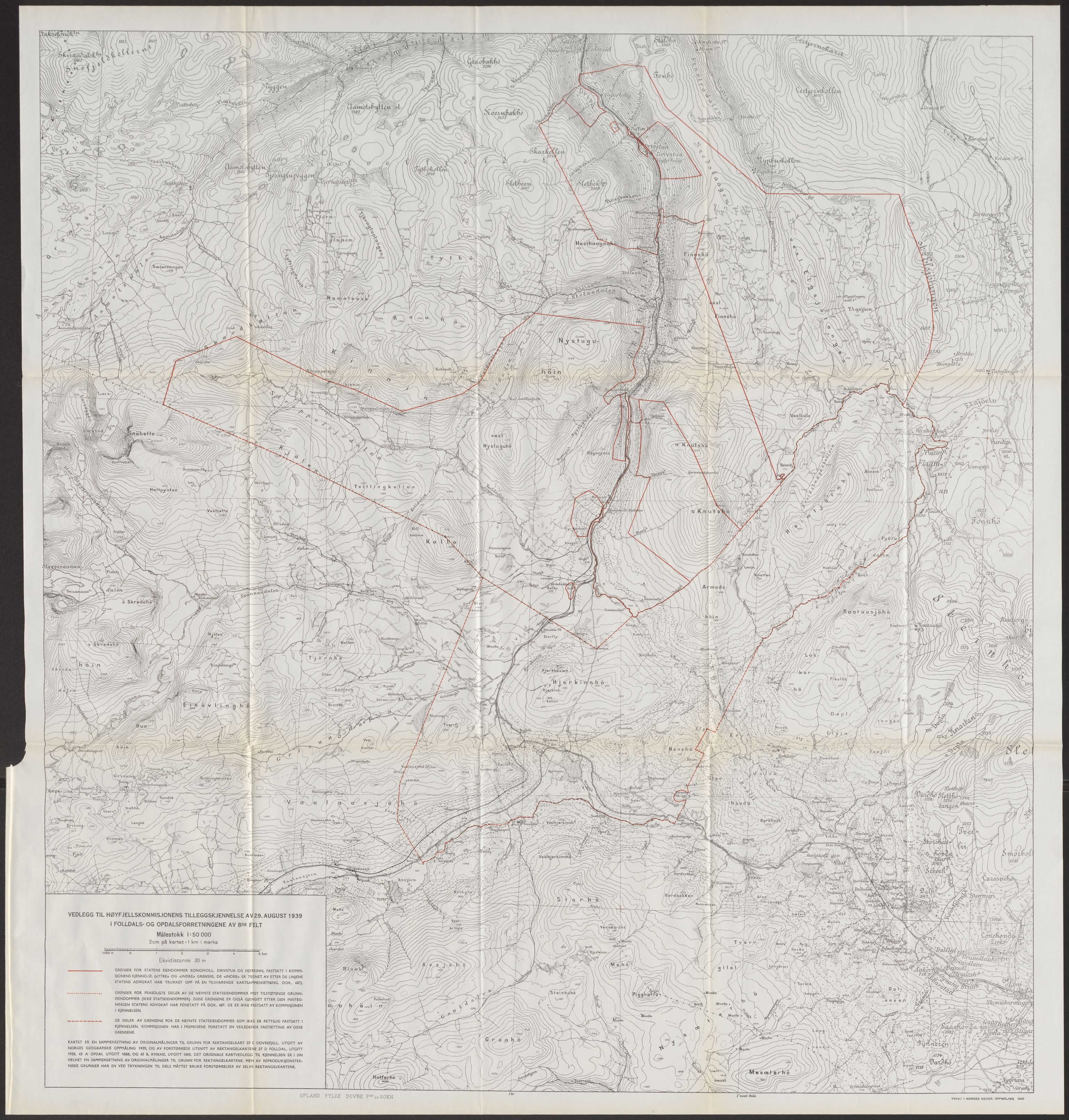 Høyfjellskommisjonen, AV/RA-S-1546/X/Xa/L0001: Nr. 1-33, 1909-1953, p. 4094