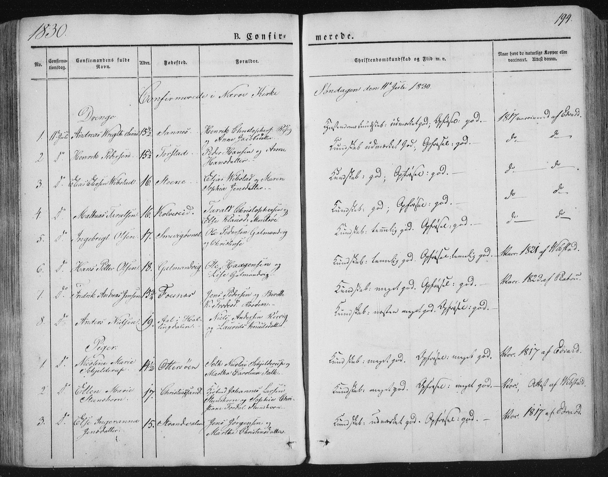 Ministerialprotokoller, klokkerbøker og fødselsregistre - Nord-Trøndelag, AV/SAT-A-1458/784/L0669: Parish register (official) no. 784A04, 1829-1859, p. 194
