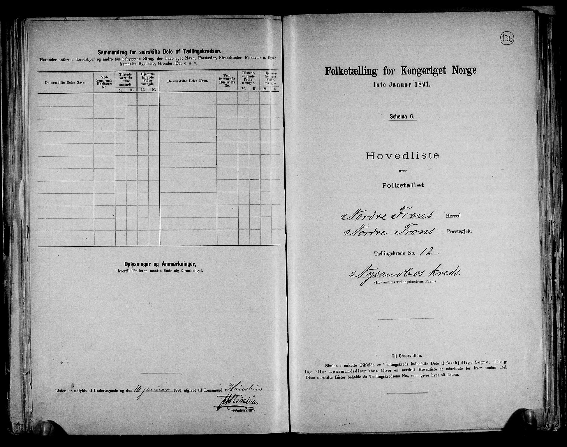 RA, 1891 census for 0518 Nord-Fron, 1891, p. 31