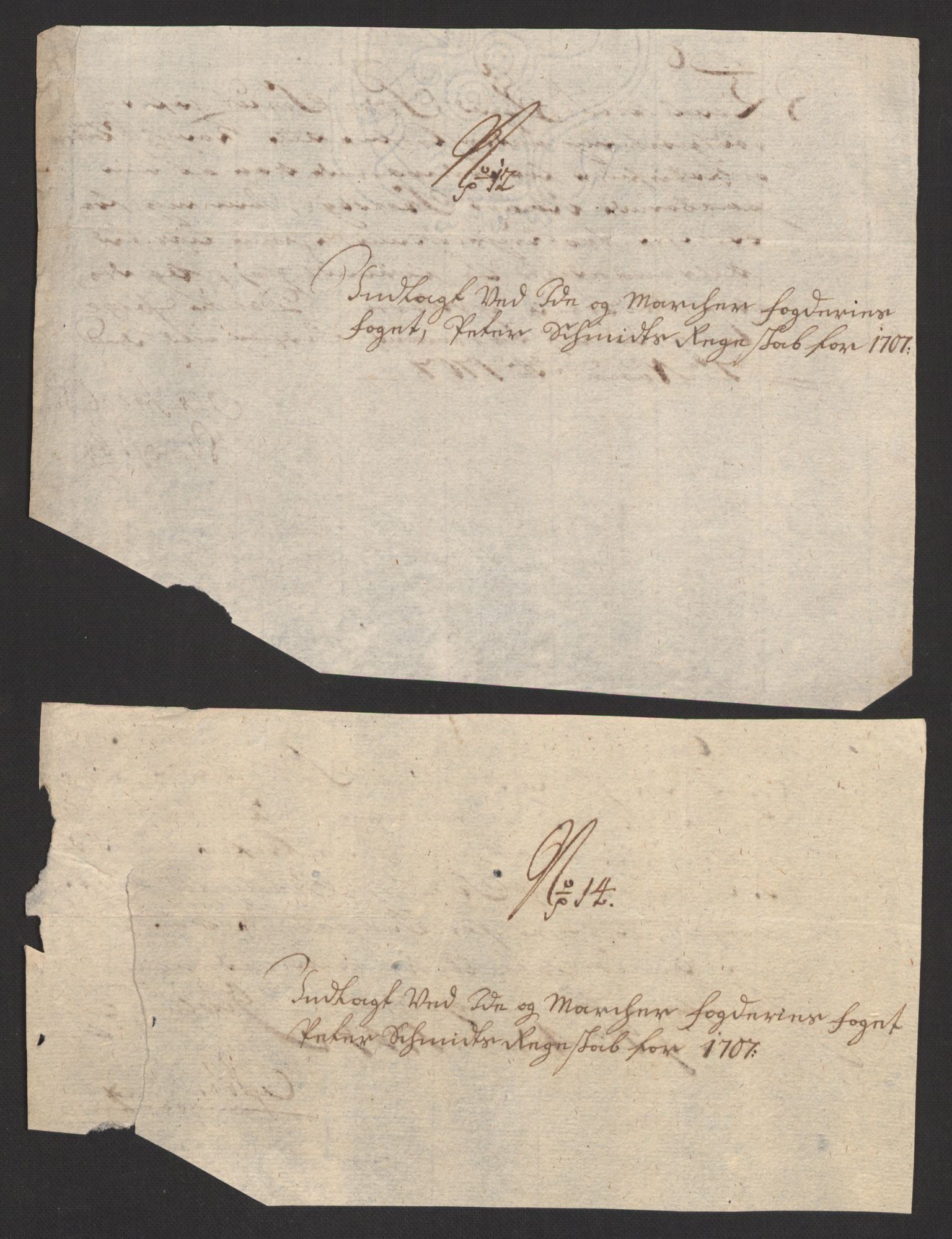 Rentekammeret inntil 1814, Reviderte regnskaper, Fogderegnskap, AV/RA-EA-4092/R01/L0018: Fogderegnskap Idd og Marker, 1707-1709, p. 121