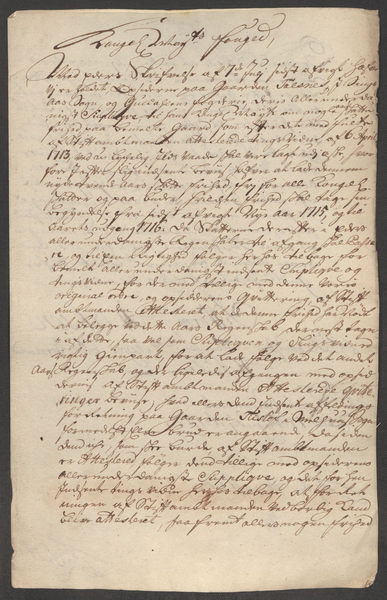 Rentekammeret inntil 1814, Reviderte regnskaper, Fogderegnskap, AV/RA-EA-4092/R60/L3968: Fogderegnskap Orkdal og Gauldal, 1716, p. 227