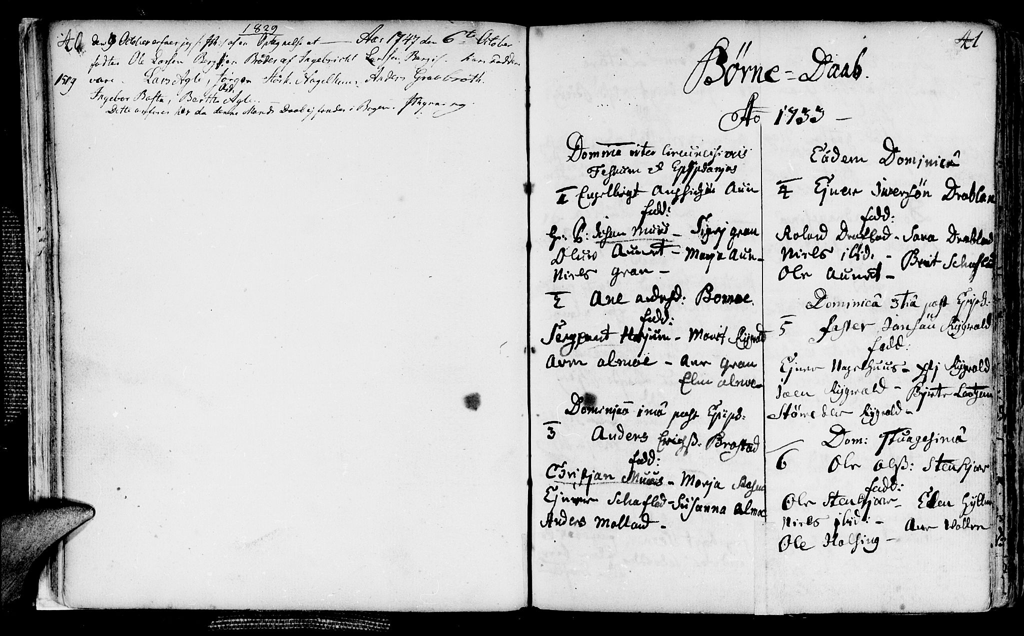 Ministerialprotokoller, klokkerbøker og fødselsregistre - Nord-Trøndelag, SAT/A-1458/749/L0467: Parish register (official) no. 749A01, 1733-1787, p. 40-41