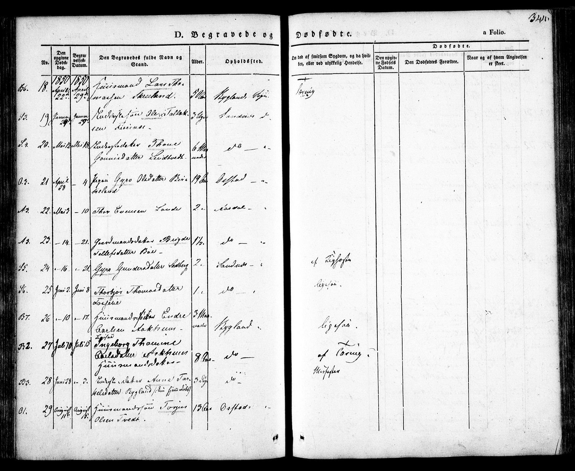 Bygland sokneprestkontor, SAK/1111-0006/F/Fa/Fab/L0004: Parish register (official) no. A 4, 1842-1858, p. 344