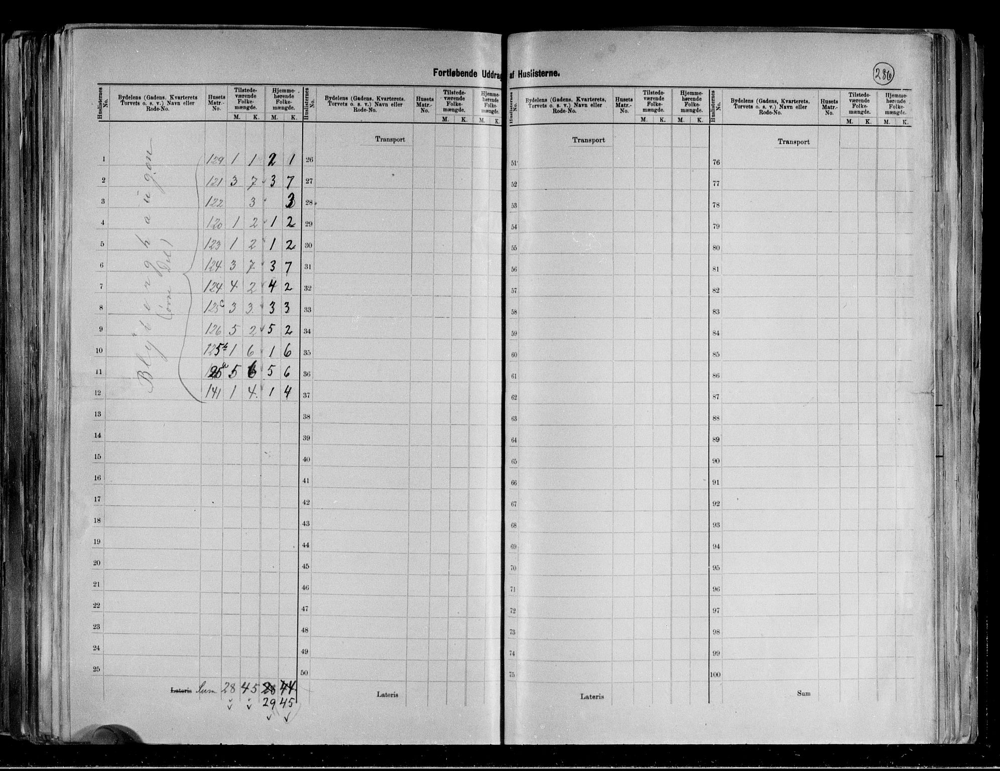 RA, 1891 census for 0601 Hønefoss, 1891, p. 63