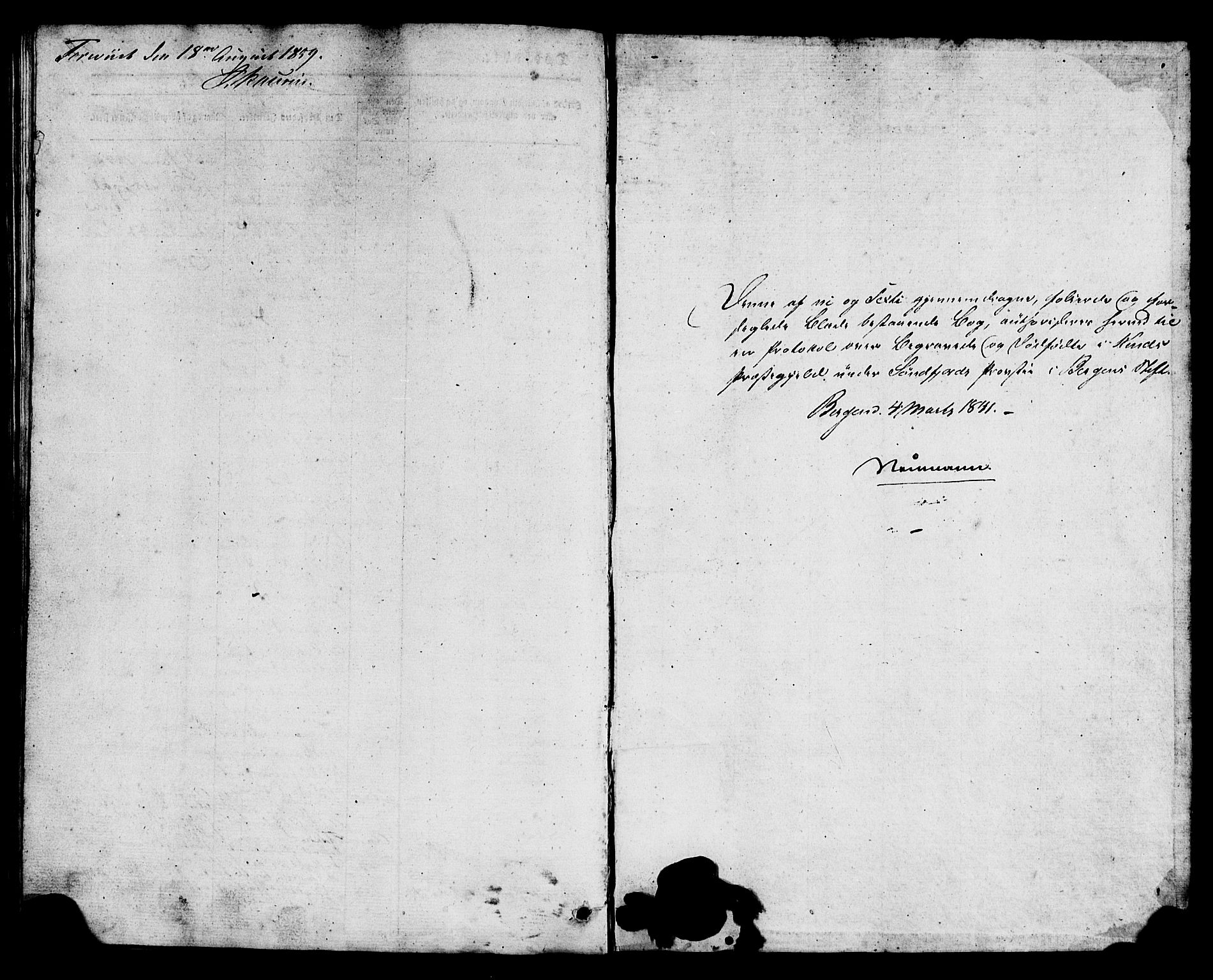 Kinn sokneprestembete, SAB/A-80801/H/Haa/Haaa/L0011: Parish register (official) no. A 11, 1841-1855