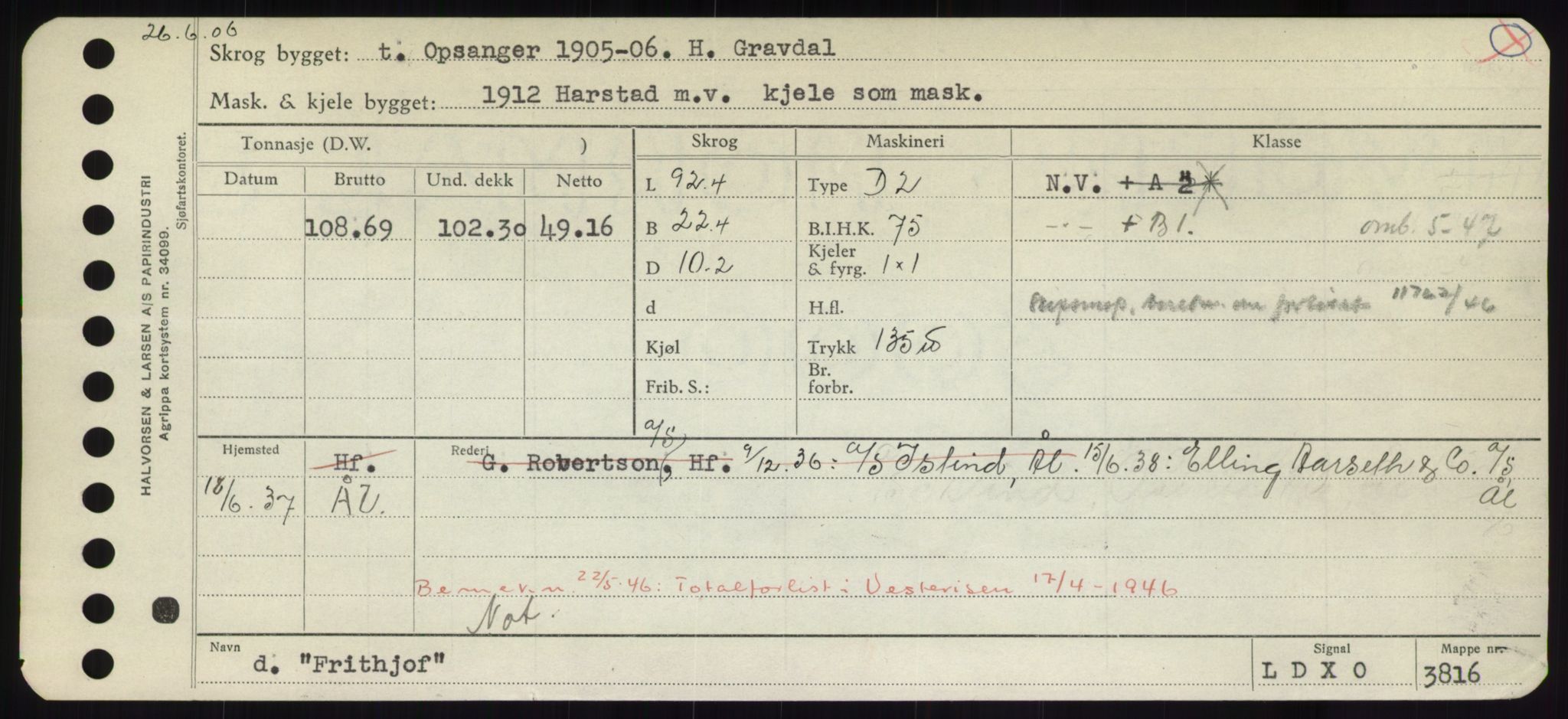 Sjøfartsdirektoratet med forløpere, Skipsmålingen, AV/RA-S-1627/H/Hd/L0011: Fartøy, Fla-Får, p. 481