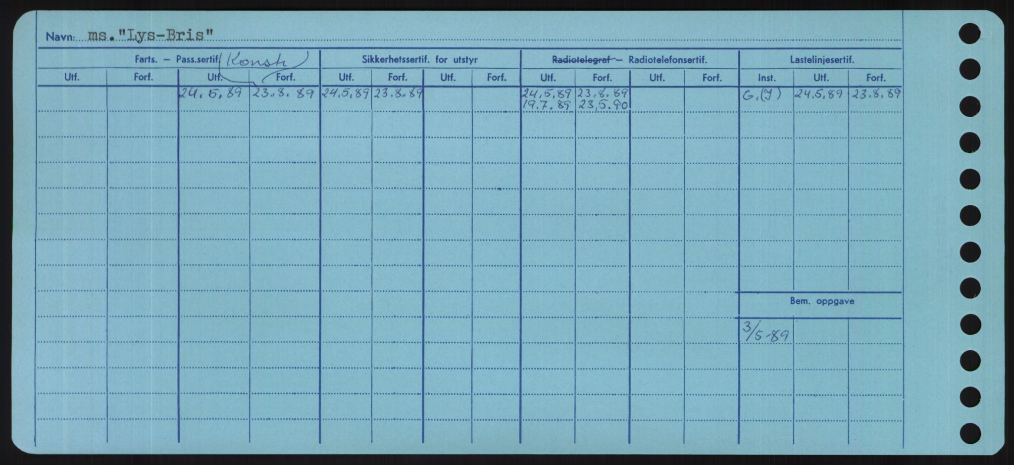 Sjøfartsdirektoratet med forløpere, Skipsmålingen, AV/RA-S-1627/H/Hd/L0023: Fartøy, Lia-Løv, p. 494