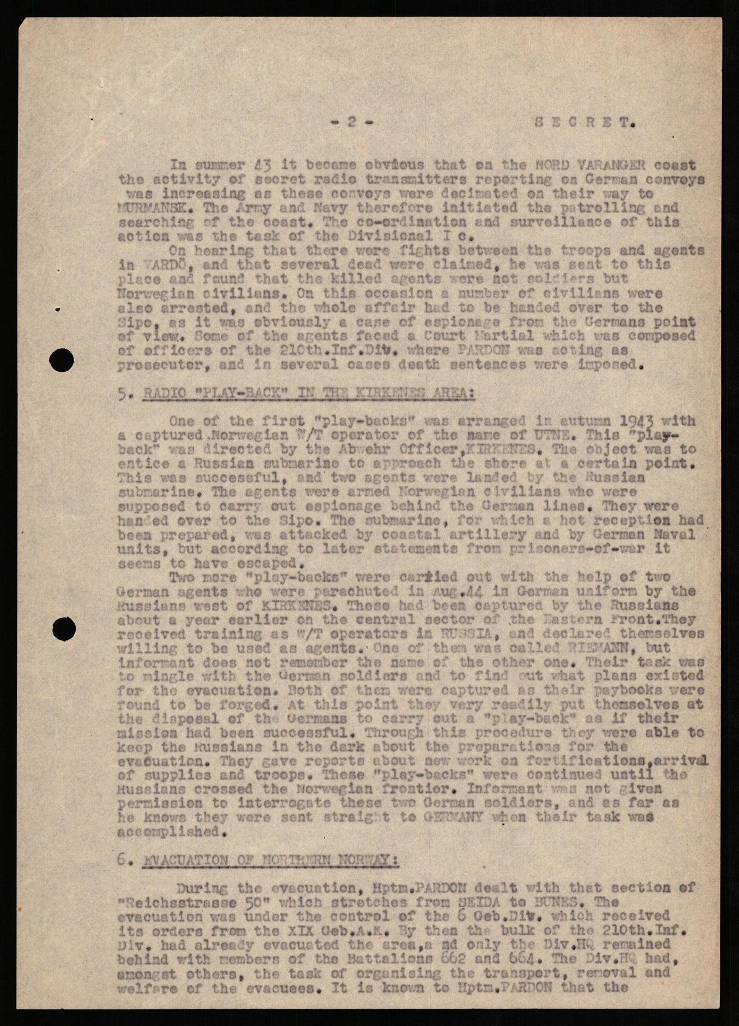 Forsvaret, Forsvarets overkommando II, AV/RA-RAFA-3915/D/Db/L0025: CI Questionaires. Tyske okkupasjonsstyrker i Norge. Tyskere., 1945-1946, p. 350