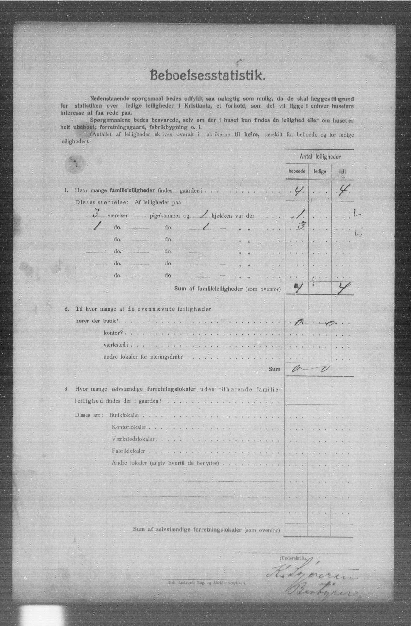 OBA, Municipal Census 1904 for Kristiania, 1904, p. 10888