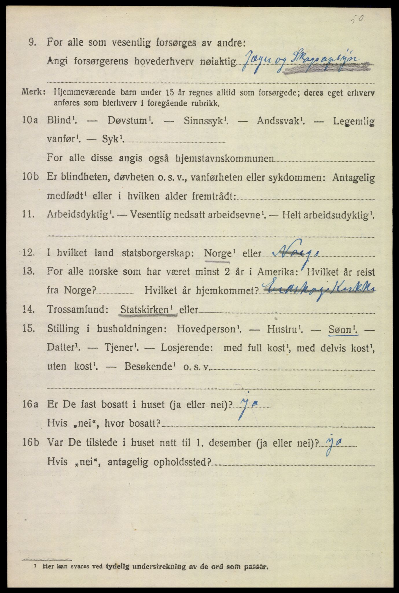 SAH, 1920 census for Eidskog, 1920, p. 11758