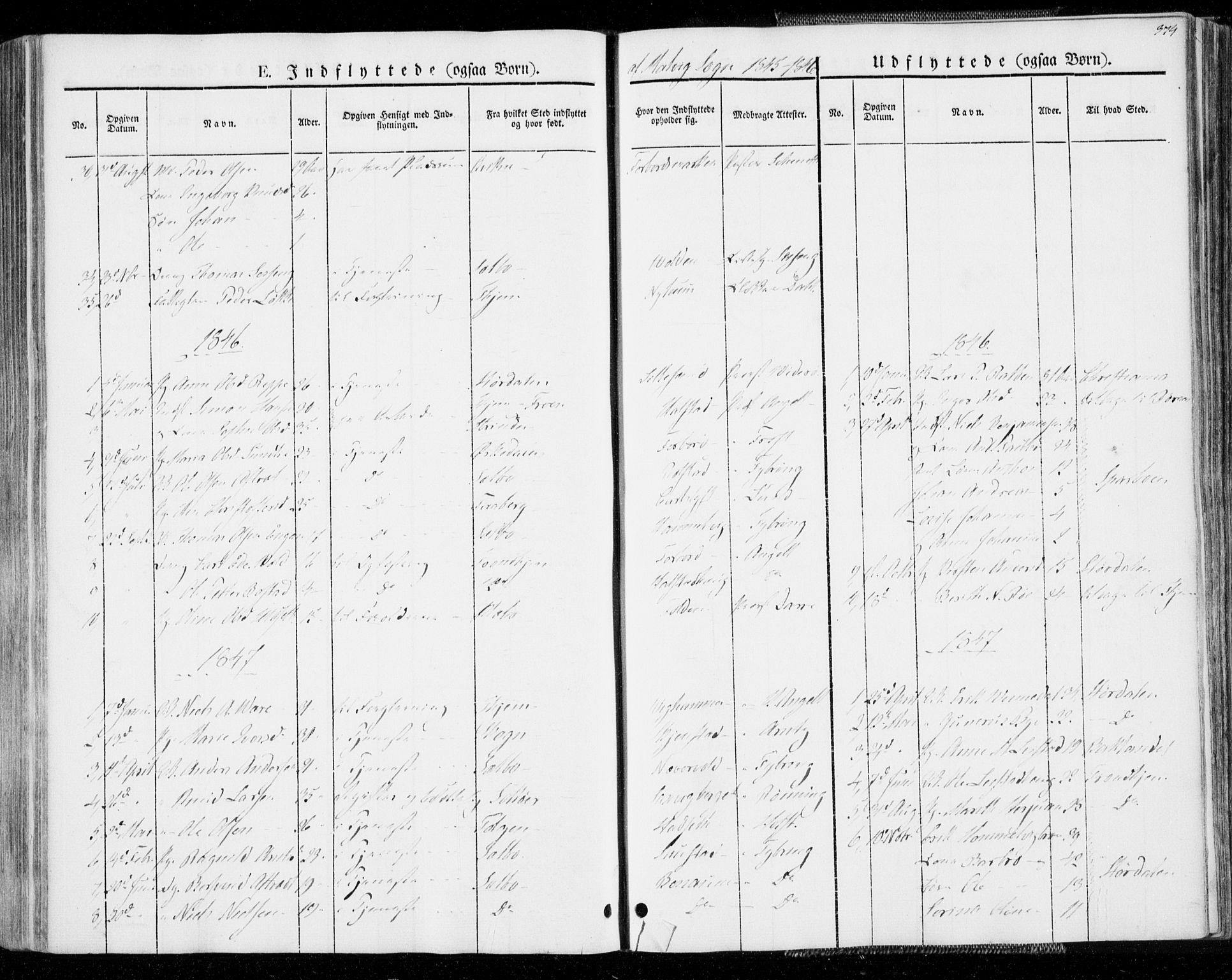 Ministerialprotokoller, klokkerbøker og fødselsregistre - Sør-Trøndelag, SAT/A-1456/606/L0290: Parish register (official) no. 606A05, 1841-1847, p. 374