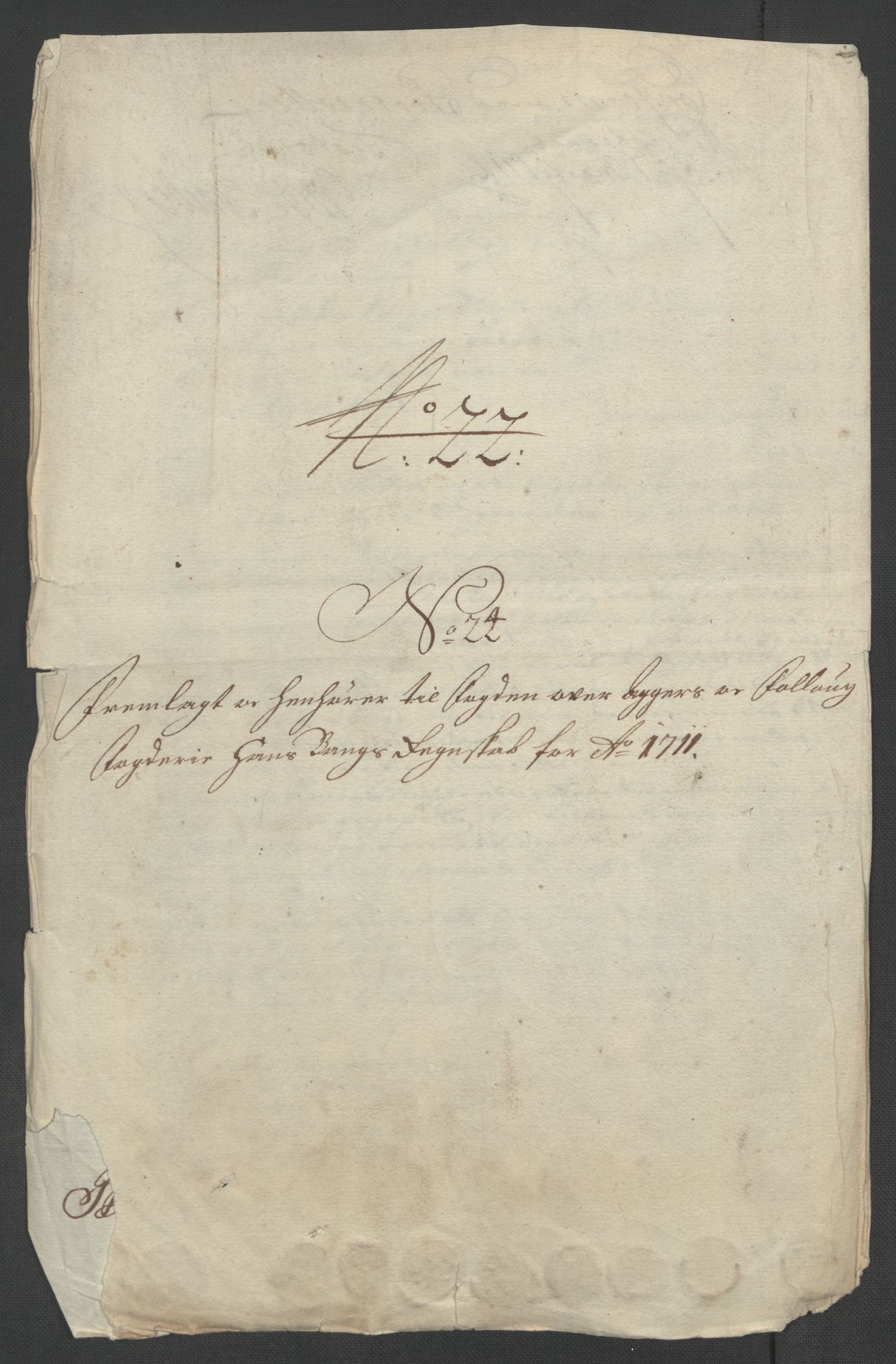 Rentekammeret inntil 1814, Reviderte regnskaper, Fogderegnskap, AV/RA-EA-4092/R10/L0448: Fogderegnskap Aker og Follo, 1710-1711, p. 352