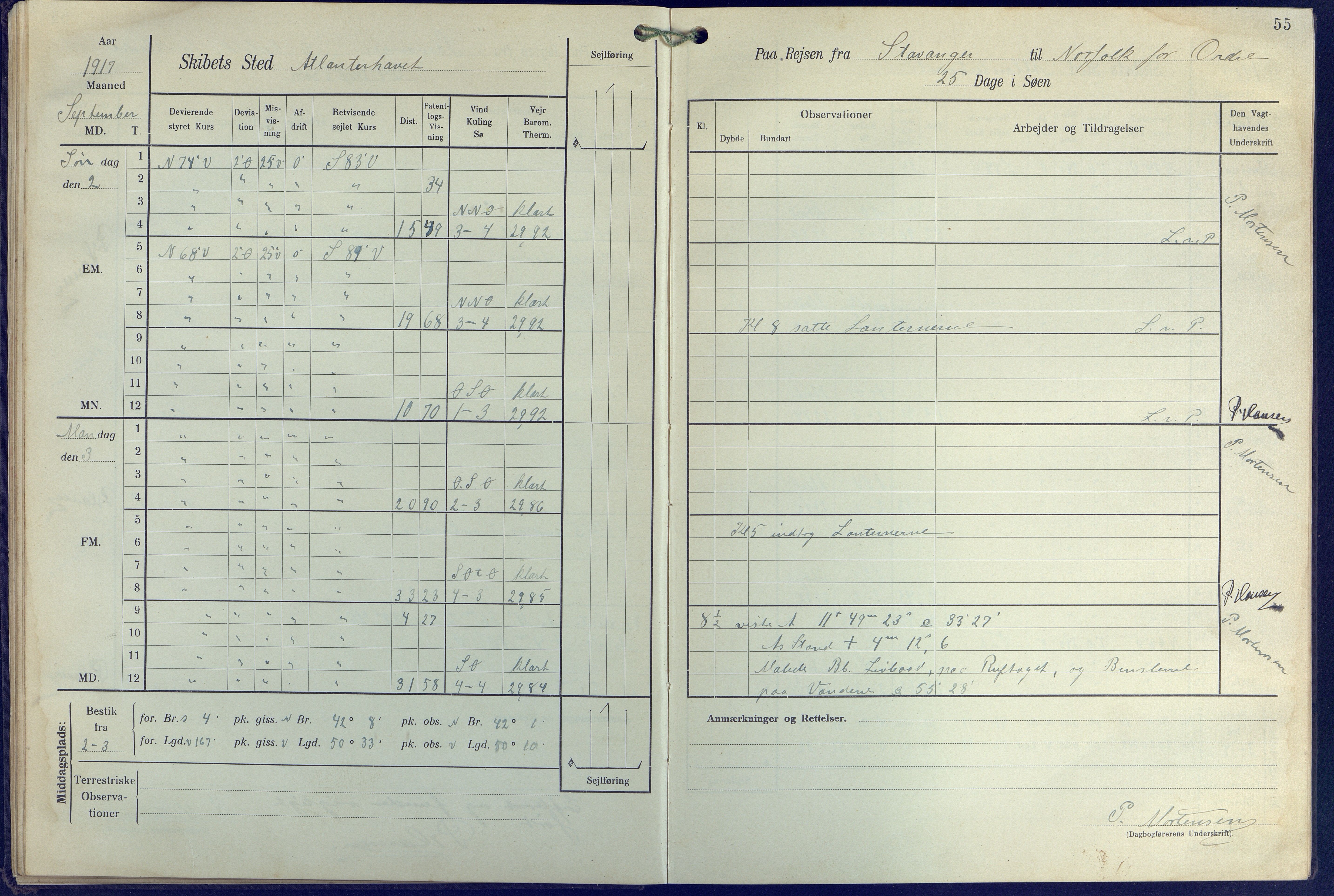 Fartøysarkivet, AAKS/PA-1934/F/L0271: Pehr Ugland (bark), 1917-1919, p. 55