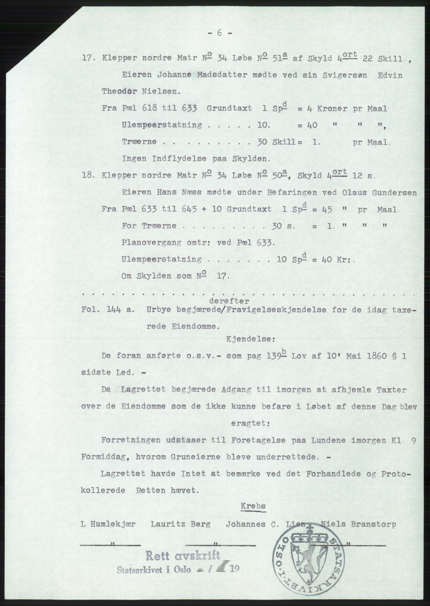 Statsarkivet i Oslo, SAO/A-10621/Z/Zd/L0038: Avskrifter, j.nr 31-3081/1979, 1979, p. 219