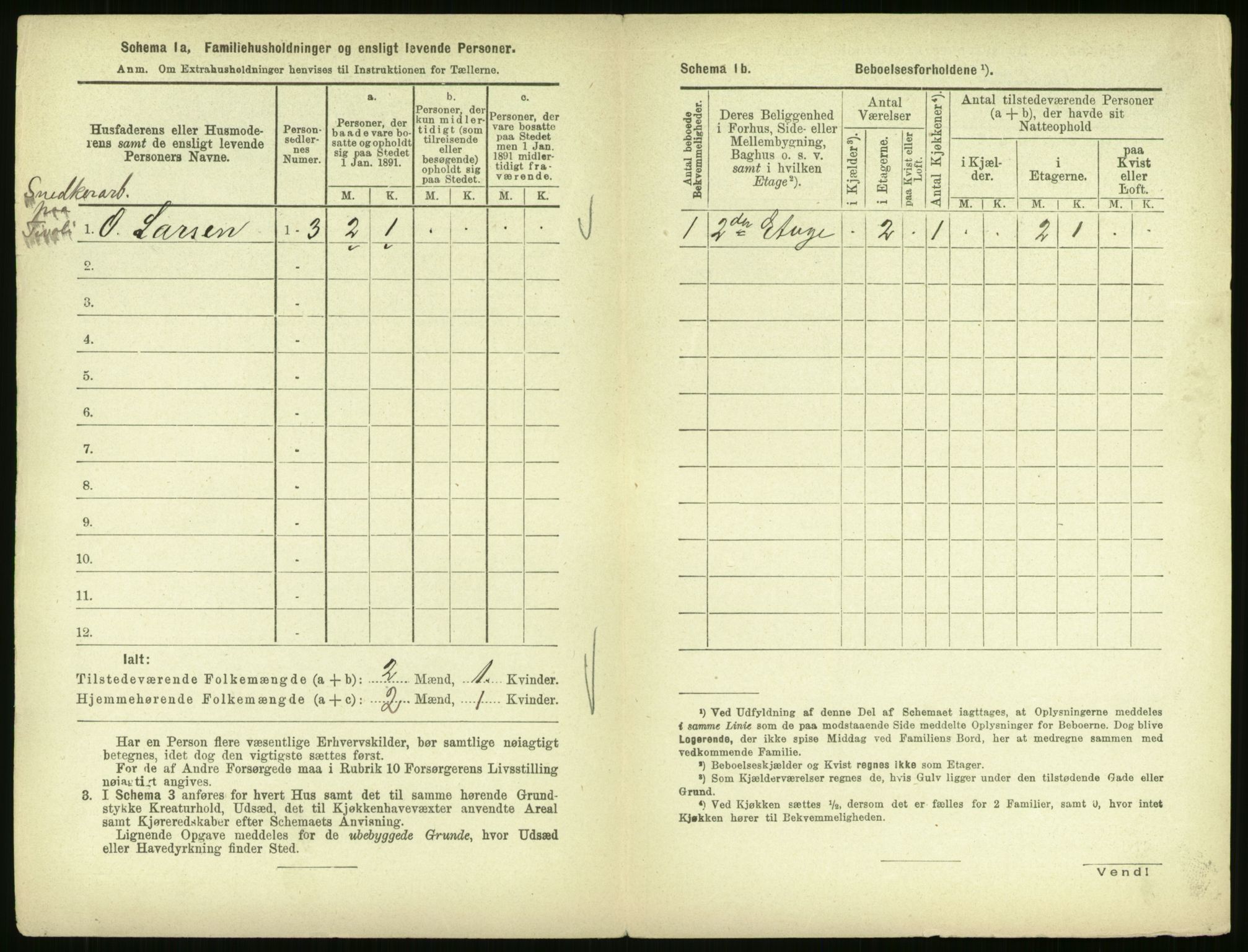 RA, 1891 census for 0301 Kristiania, 1891, p. 20001