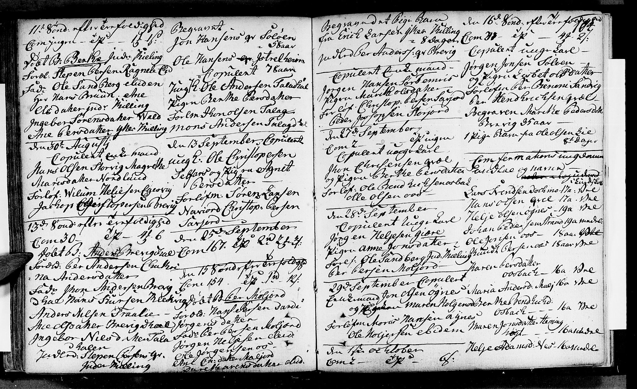 Ministerialprotokoller, klokkerbøker og fødselsregistre - Nordland, SAT/A-1459/846/L0643: Parish register (official) no. 846A01, 1748-1804, p. 104