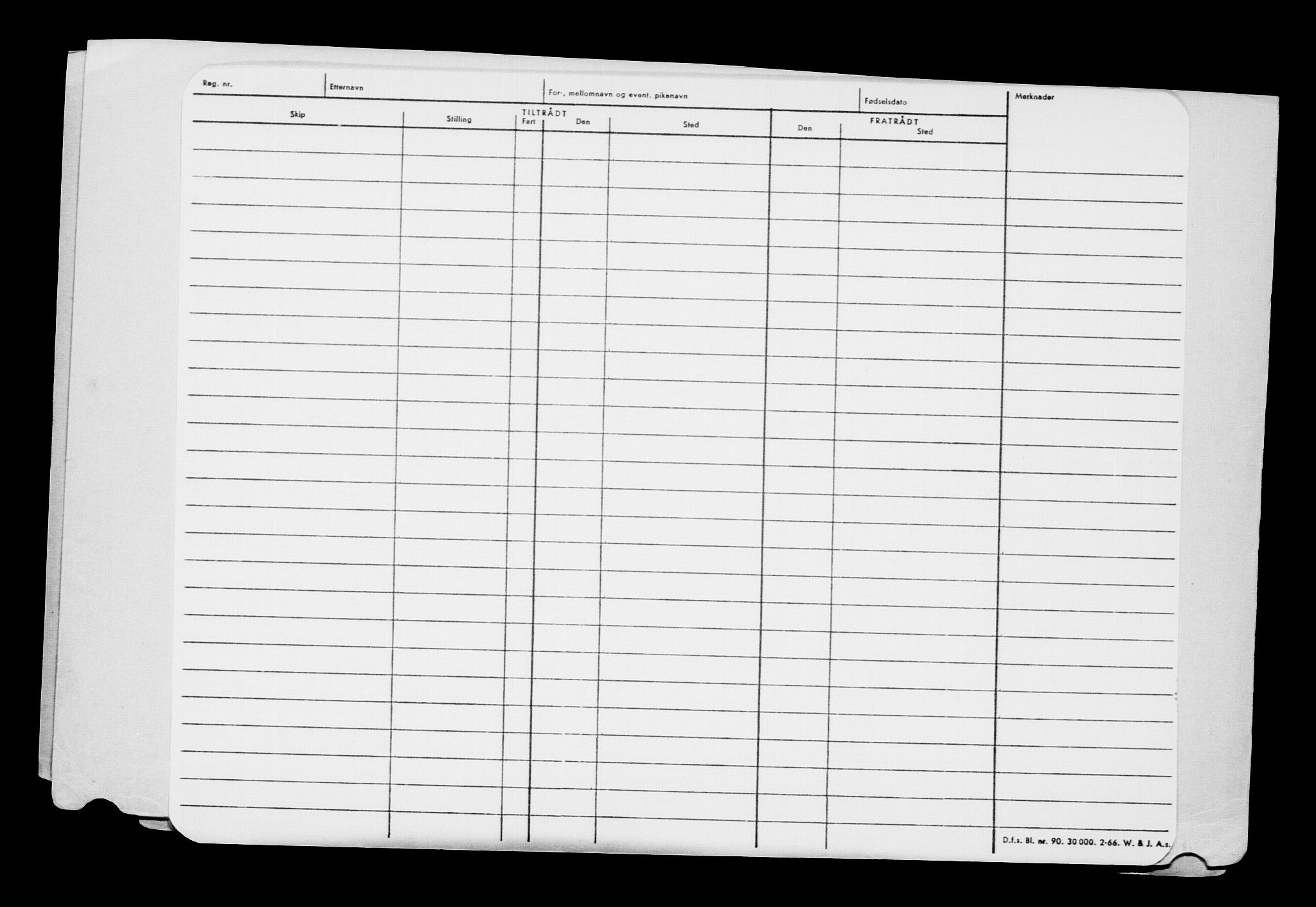 Direktoratet for sjømenn, AV/RA-S-3545/G/Gb/L0212: Hovedkort, 1922, p. 454