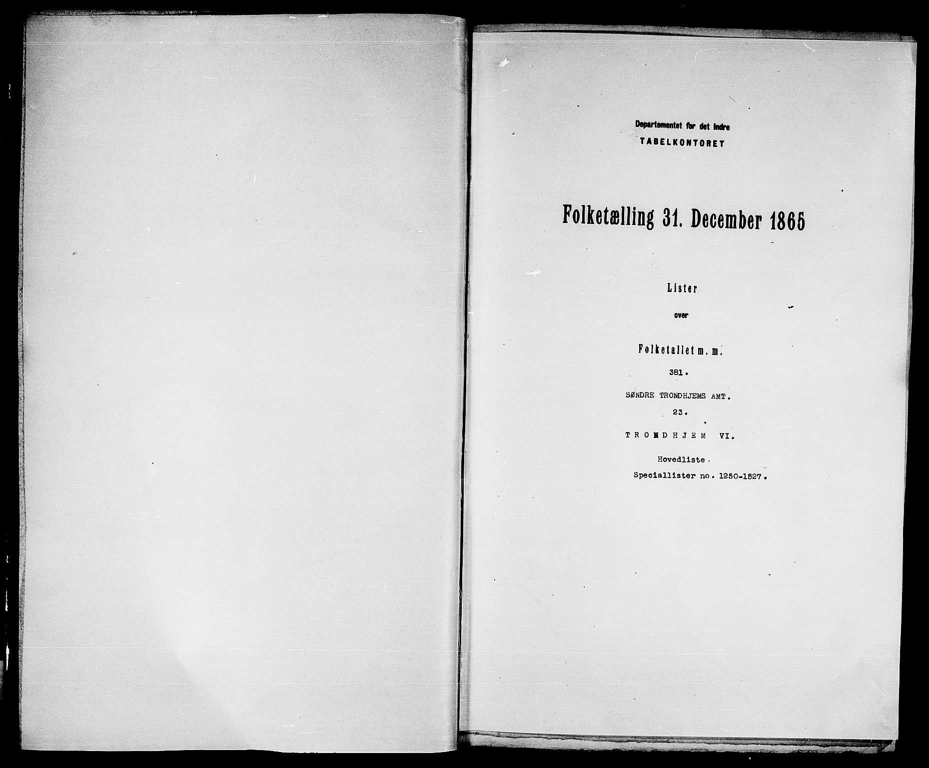 RA, 1865 census for Trondheim, 1865, p. 2598