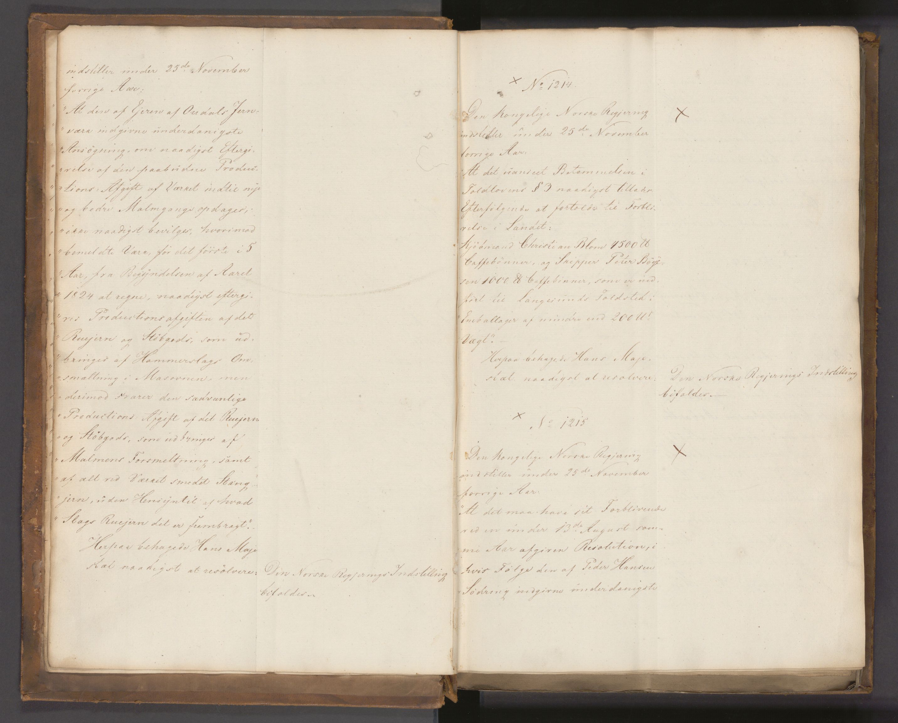 Statsrådssekretariatet, AV/RA-S-1001/A/Ab/L0022: Kgl. res. nr. 1210-1721, 1. halvår, 1826