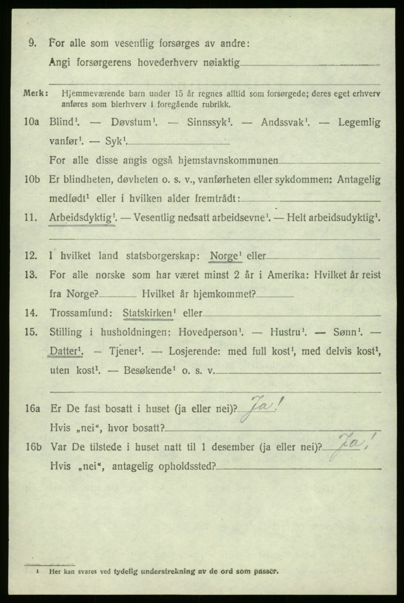 SAB, 1920 census for Fjaler, 1920, p. 3776