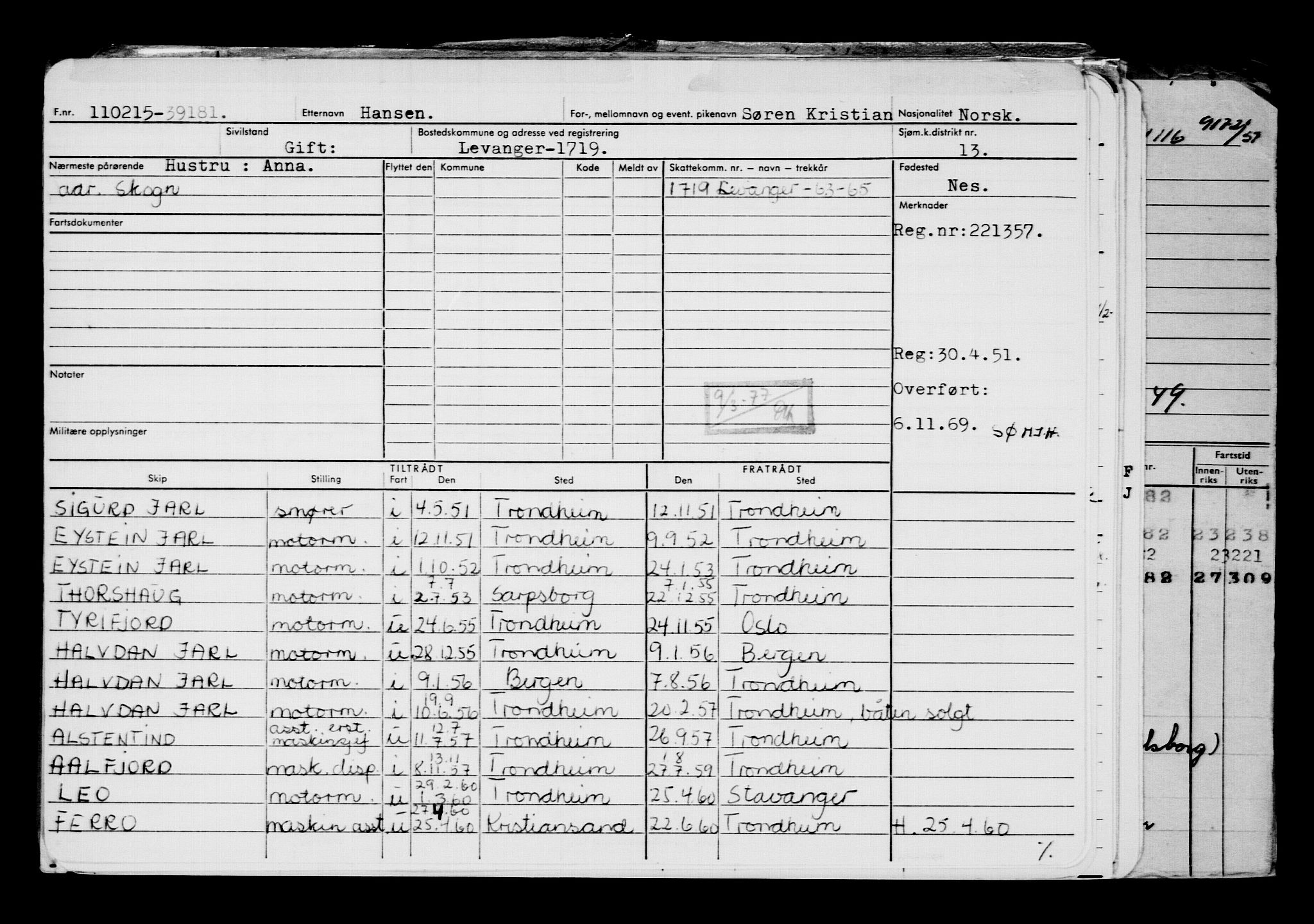 Direktoratet for sjømenn, AV/RA-S-3545/G/Gb/L0127: Hovedkort, 1915, p. 374