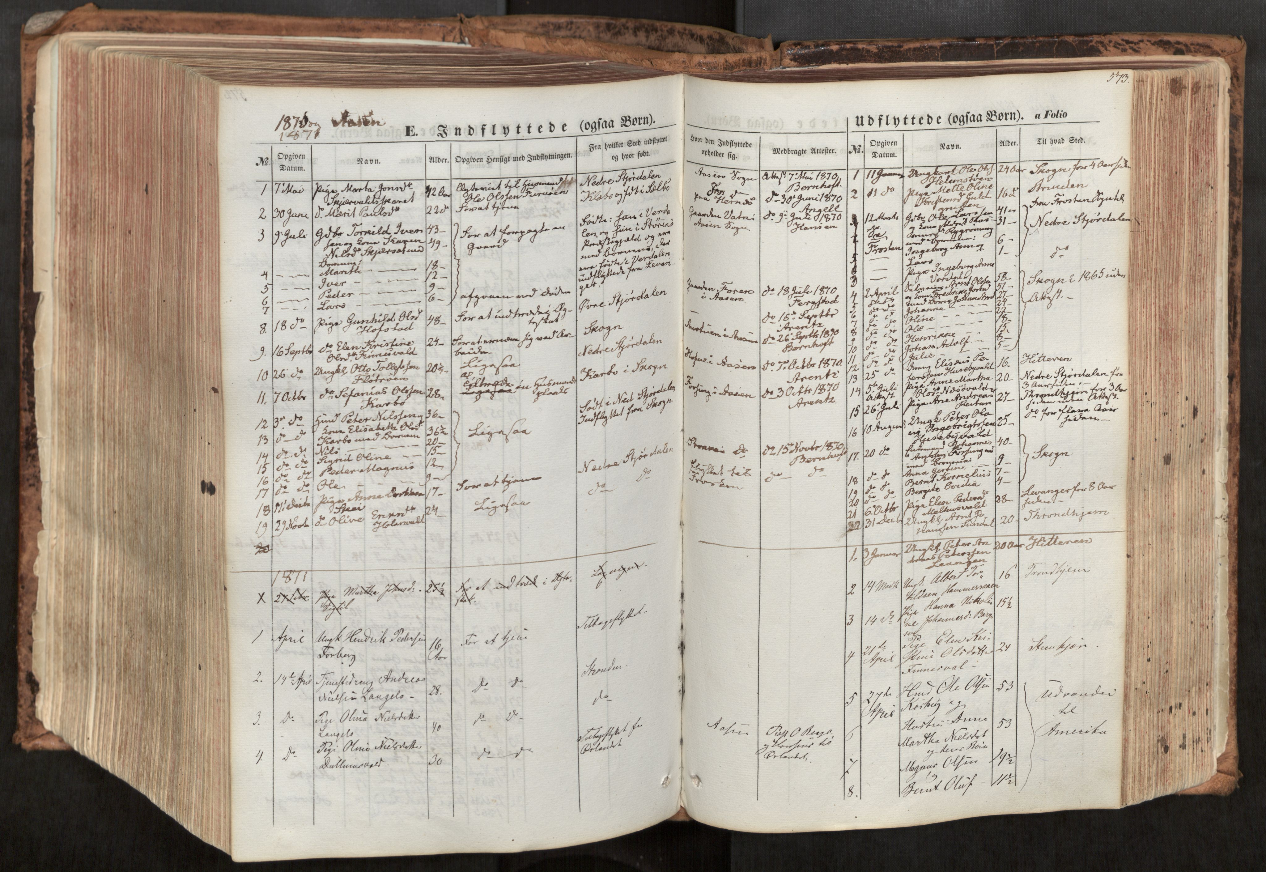 Ministerialprotokoller, klokkerbøker og fødselsregistre - Nord-Trøndelag, SAT/A-1458/713/L0116: Parish register (official) no. 713A07, 1850-1877, p. 573