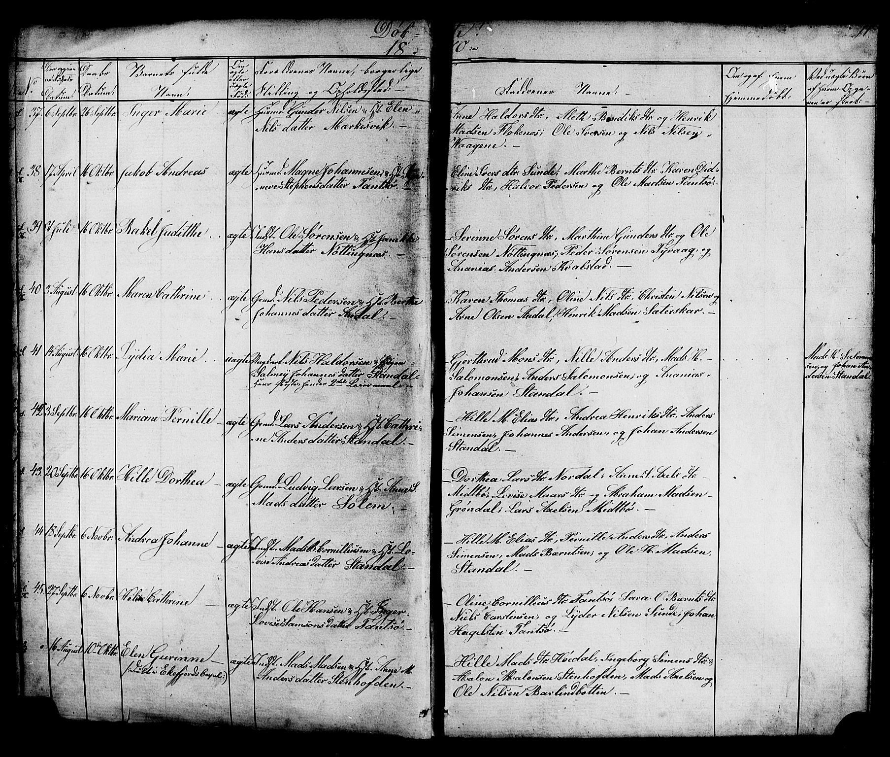 Kinn sokneprestembete, AV/SAB-A-80801/H/Hab/Habc/L0002: Parish register (copy) no. C 2, 1869-1918, p. 10