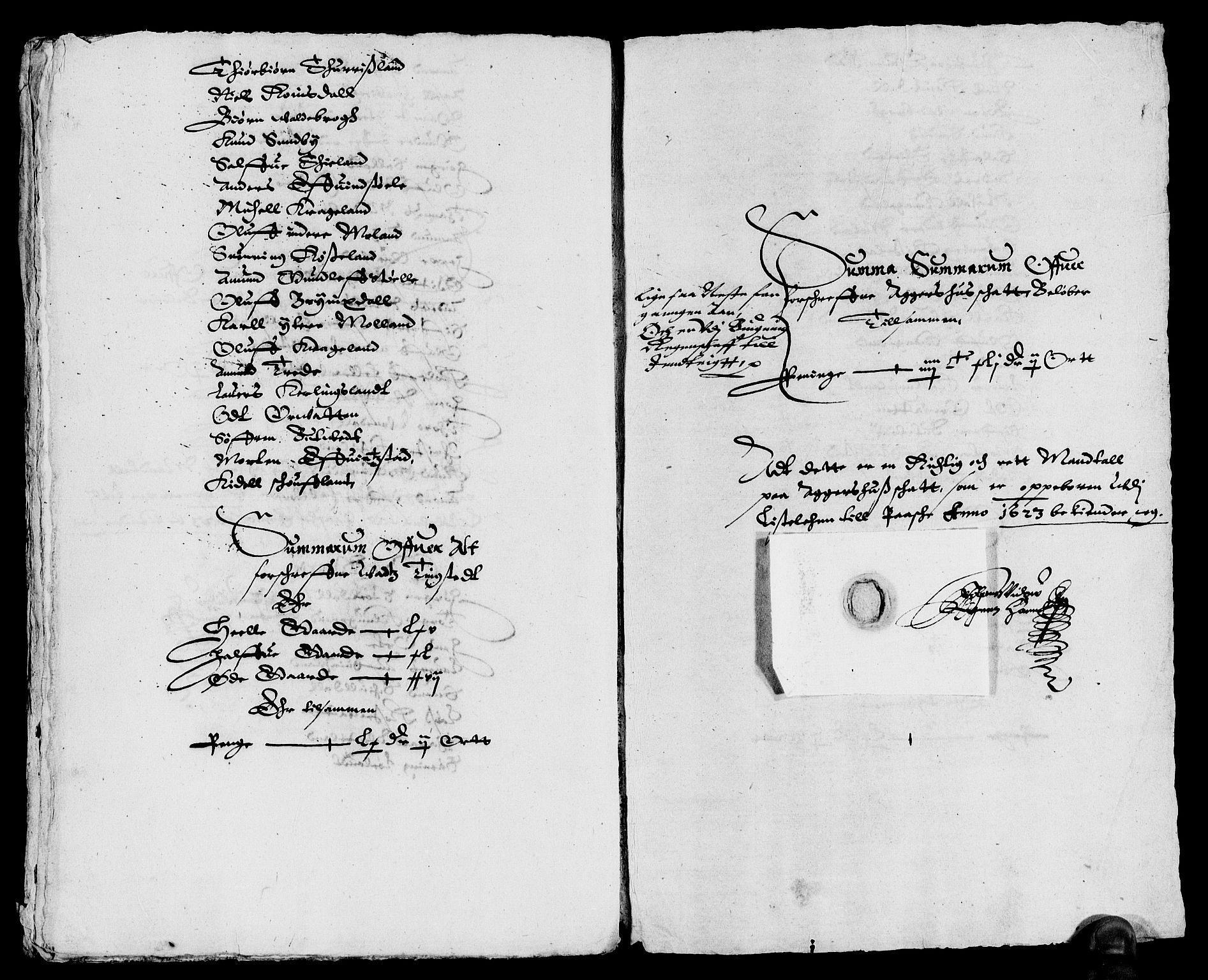 Rentekammeret inntil 1814, Reviderte regnskaper, Lensregnskaper, AV/RA-EA-5023/R/Rb/Rba/L0067: Akershus len, 1623-1624