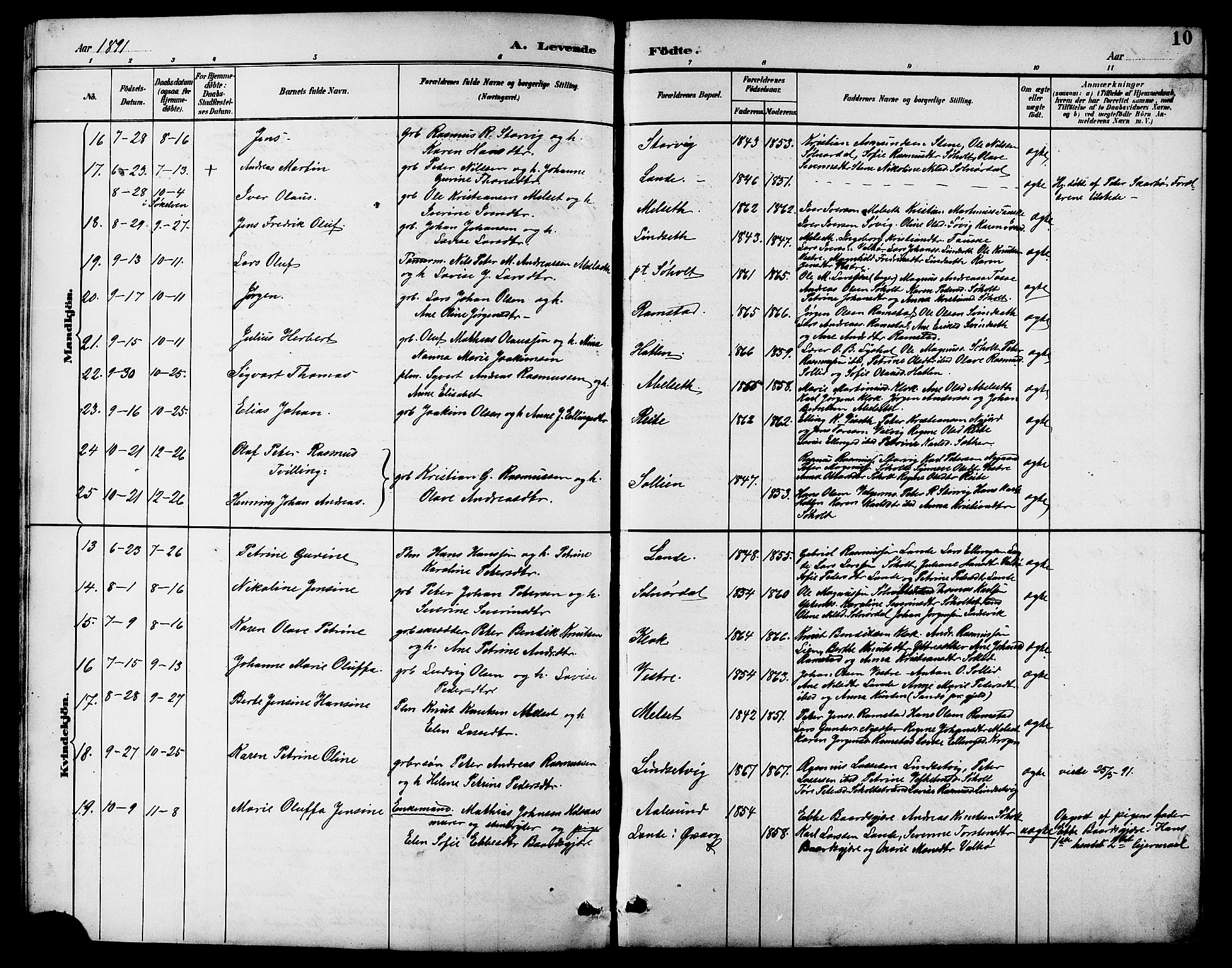 Ministerialprotokoller, klokkerbøker og fødselsregistre - Møre og Romsdal, AV/SAT-A-1454/522/L0327: Parish register (copy) no. 522C06, 1890-1915, p. 10