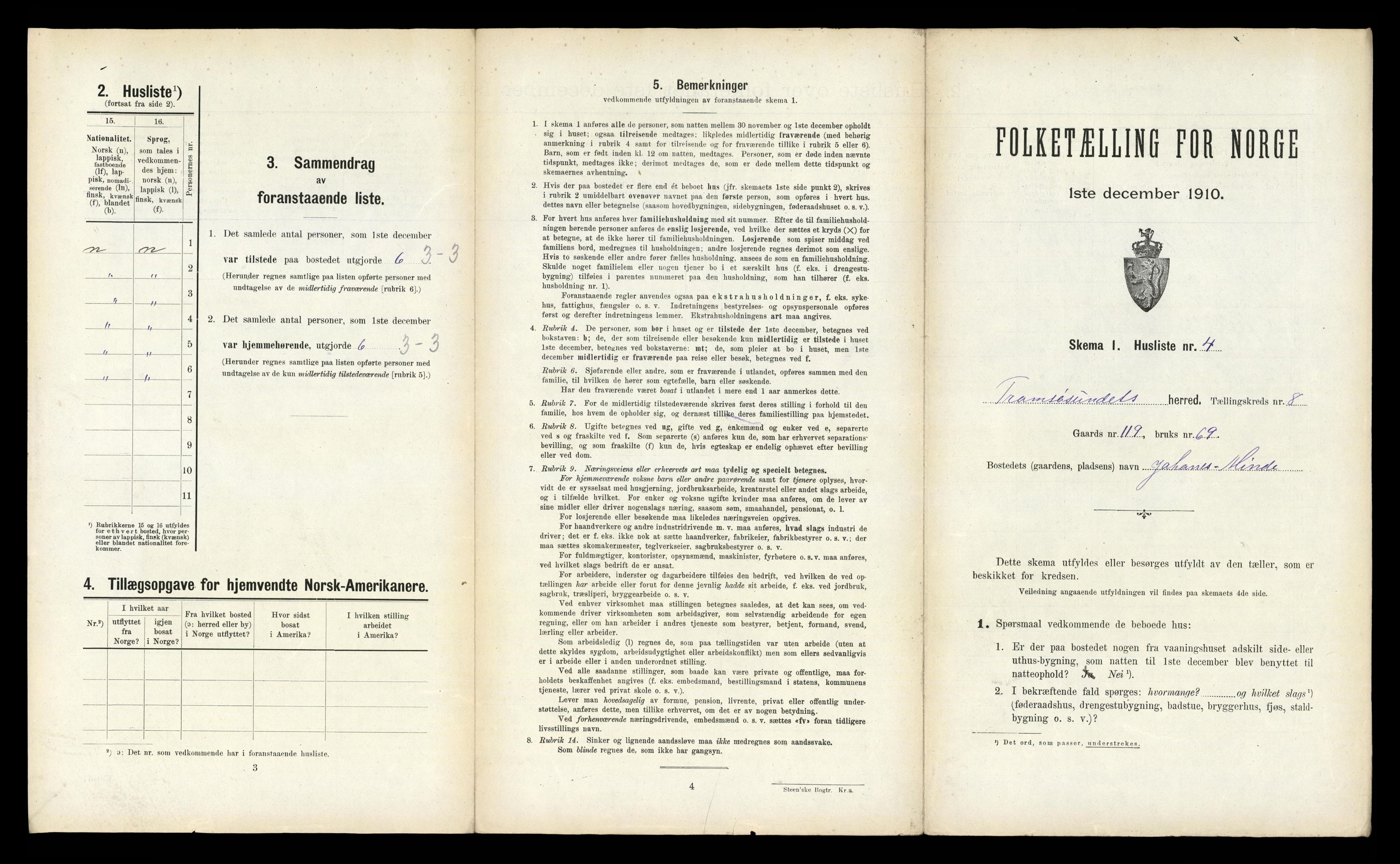 RA, 1910 census for Tromsøysund, 1910, p. 1435