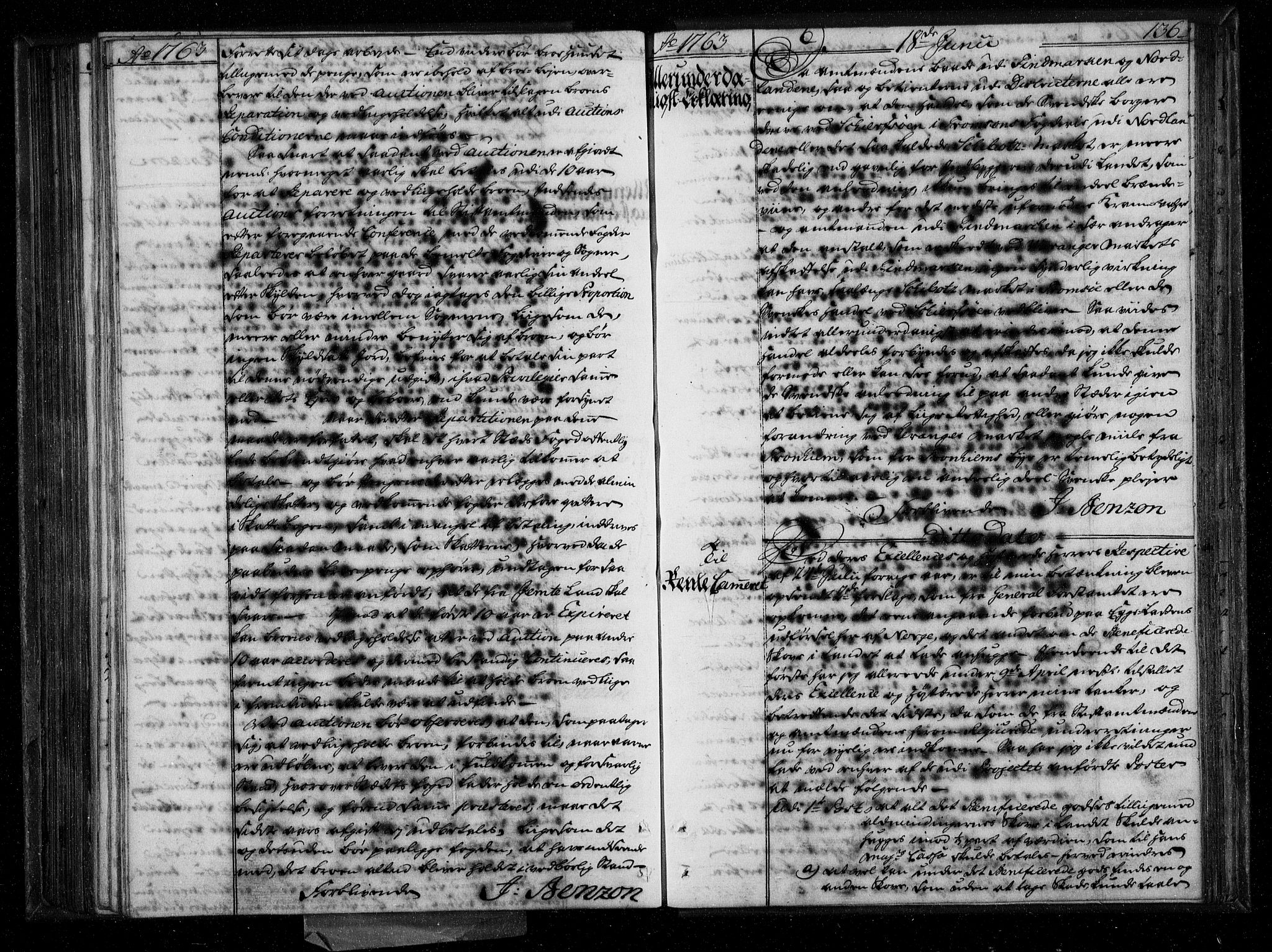 Stattholderembetet 1572-1771, AV/RA-EA-2870/Bf/L0003: Stattholderprotokoll (allmenn kopibok), 1759-1763, p. 135b-136a