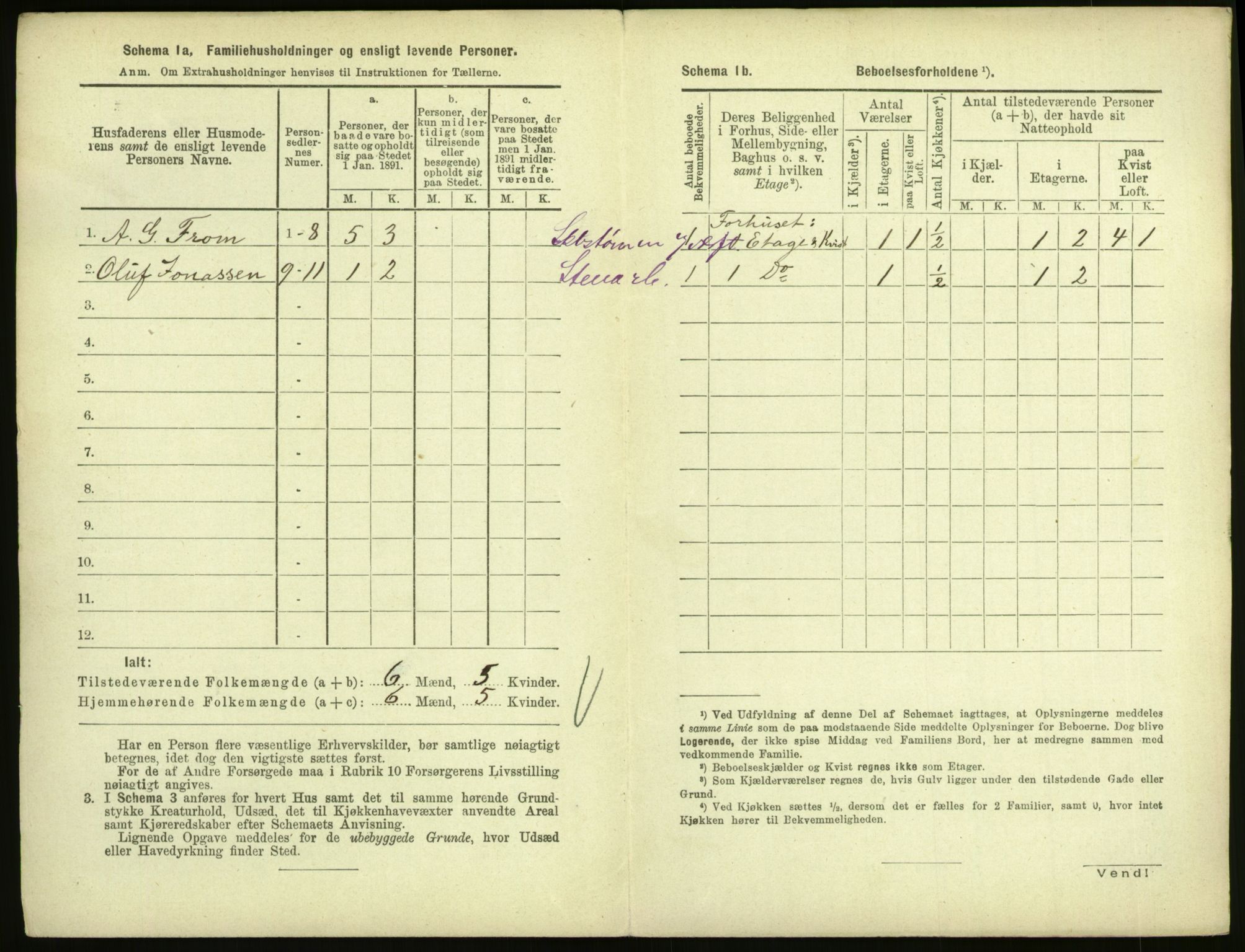 RA, 1891 census for 0904 Grimstad, 1891, p. 713