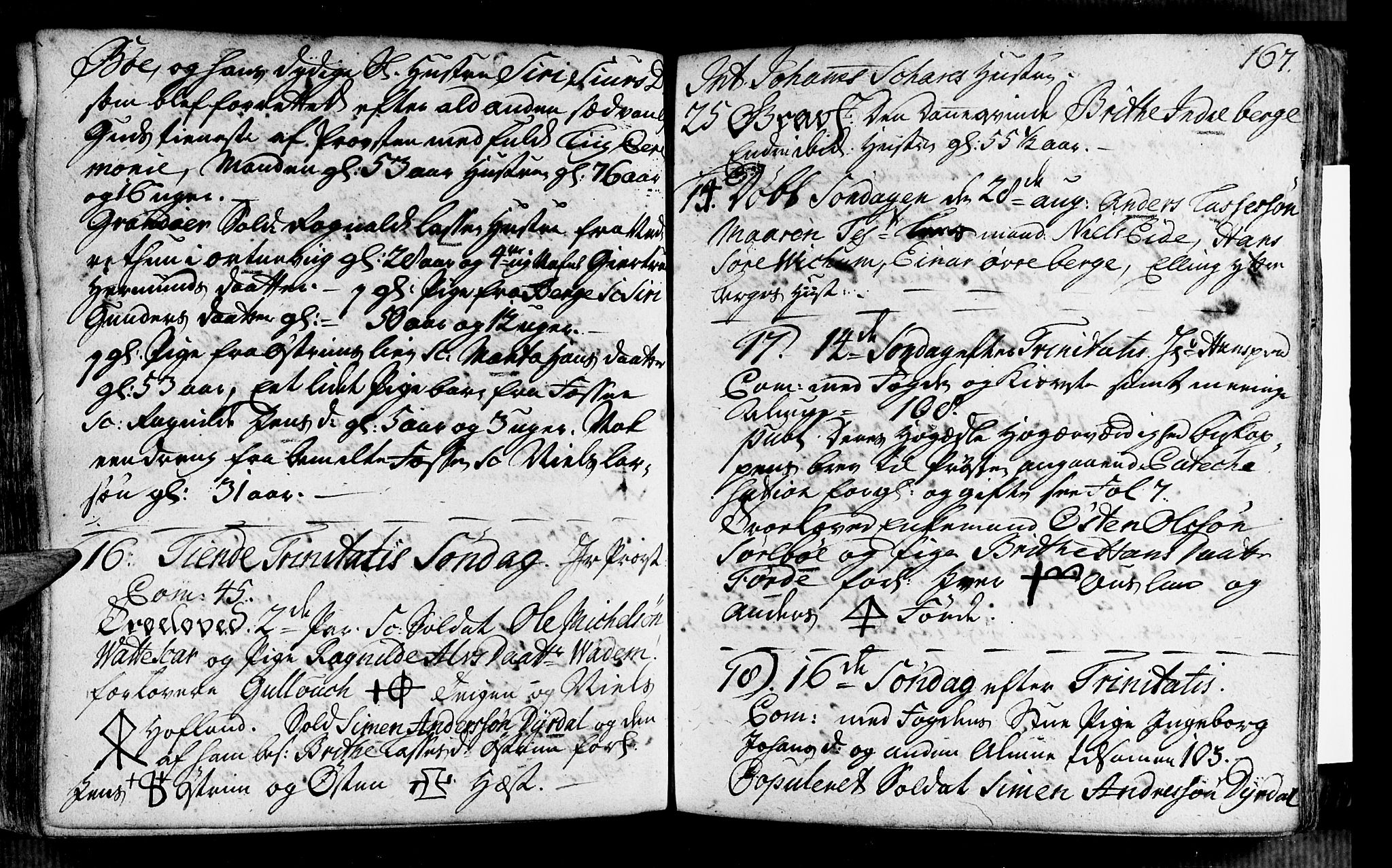 Vik sokneprestembete, AV/SAB-A-81501/H/Haa/Haaa/L0002: Parish register (official) no. A 2 / 3, 1740-1755, p. 167