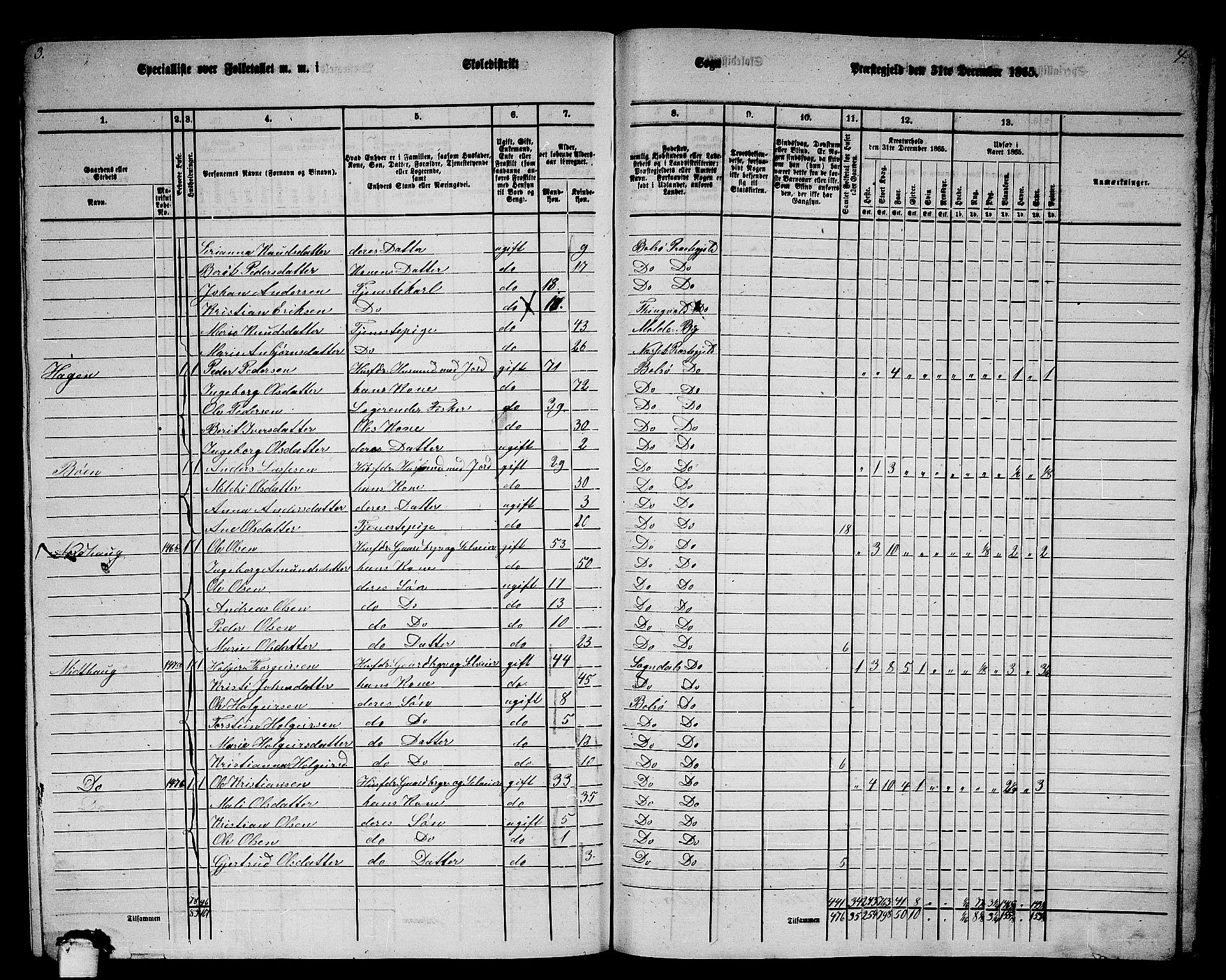 RA, 1865 census for Bolsøy, 1865, p. 125