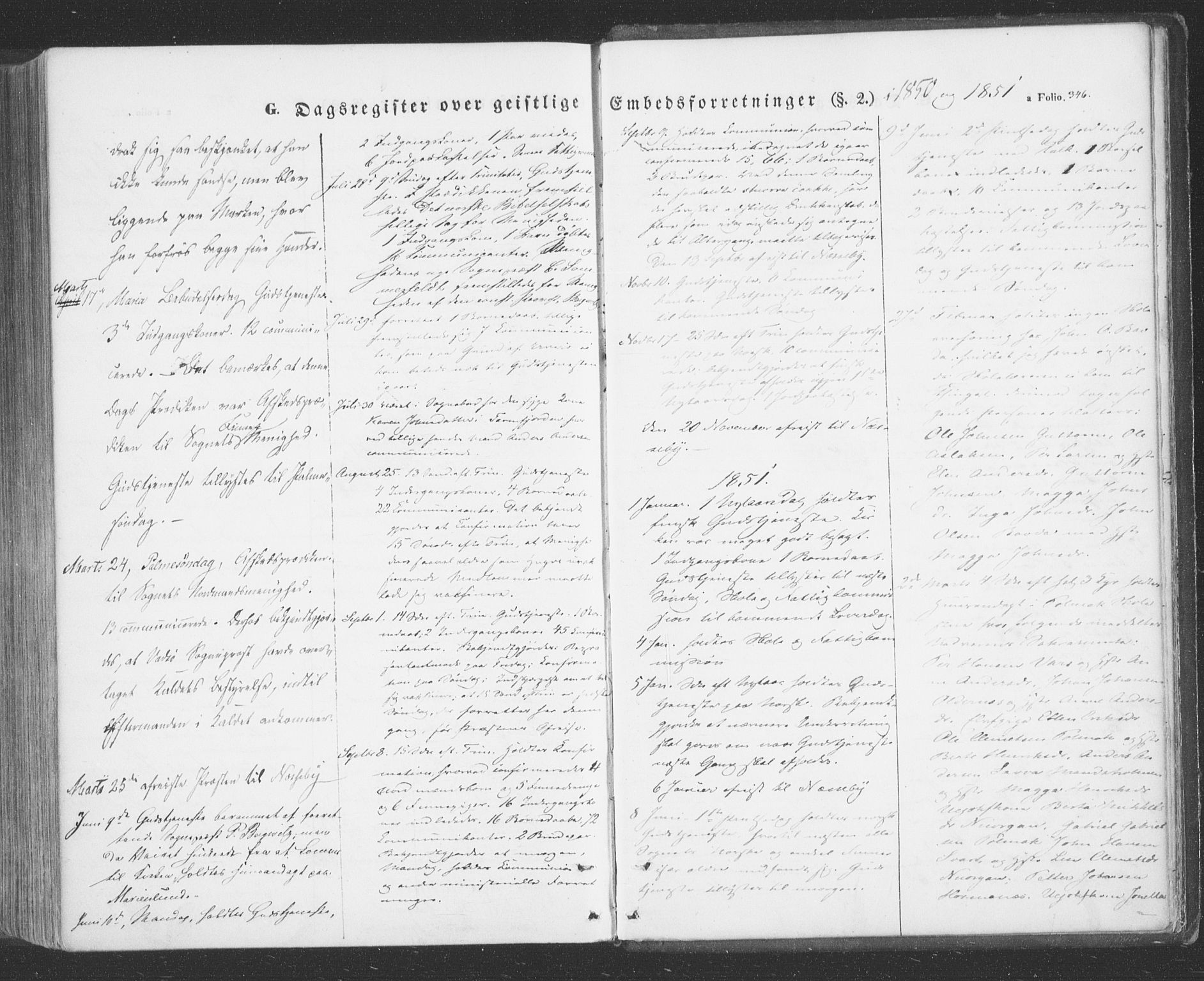 Tana sokneprestkontor, SATØ/S-1334/H/Ha/L0001kirke: Parish register (official) no. 1, 1846-1861, p. 346