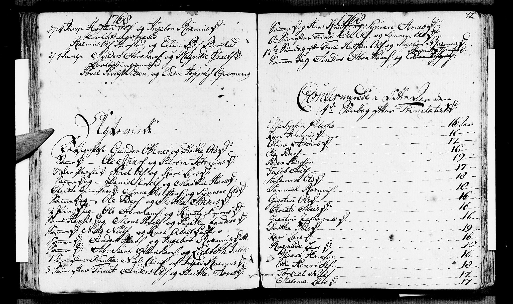 Selje sokneprestembete, AV/SAB-A-99938/H/Ha/Haa/Haaa: Parish register (official) no. A 5, 1760-1782, p. 72