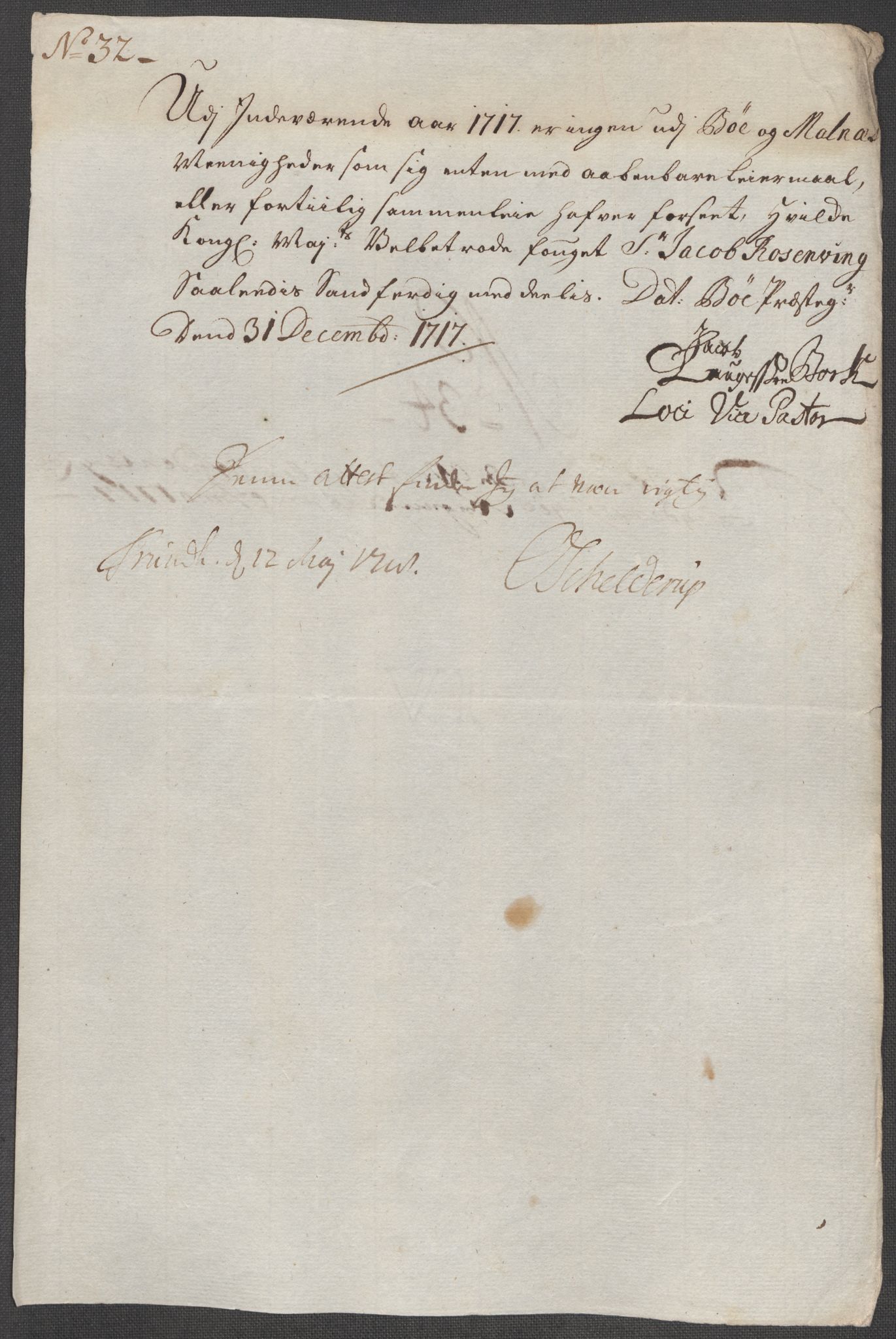 Rentekammeret inntil 1814, Reviderte regnskaper, Fogderegnskap, AV/RA-EA-4092/R67/L4683: Fogderegnskap Vesterålen, Andenes og Lofoten, 1717, p. 229