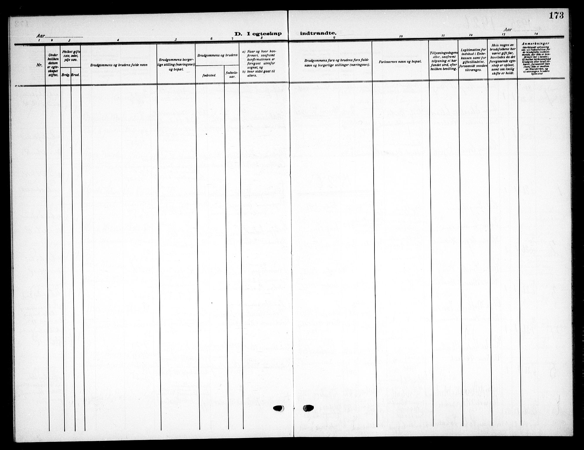 Drøbak prestekontor Kirkebøker, AV/SAO-A-10142a/G/Ga/L0002: Parish register (copy) no. I 2, 1917-1932, p. 173